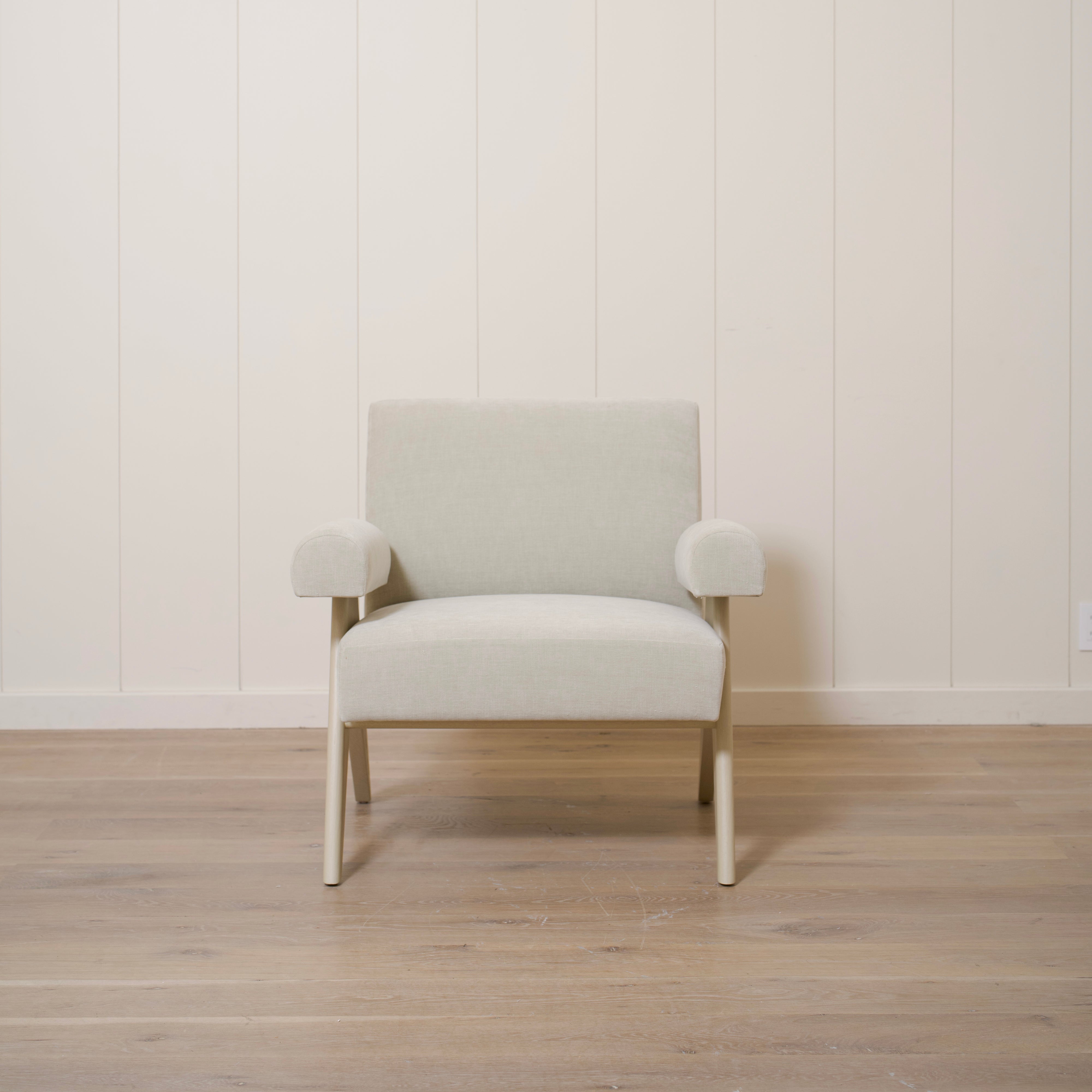 As Shown: Upholstered | Fabric: Canyon Dune | Finish: Sand