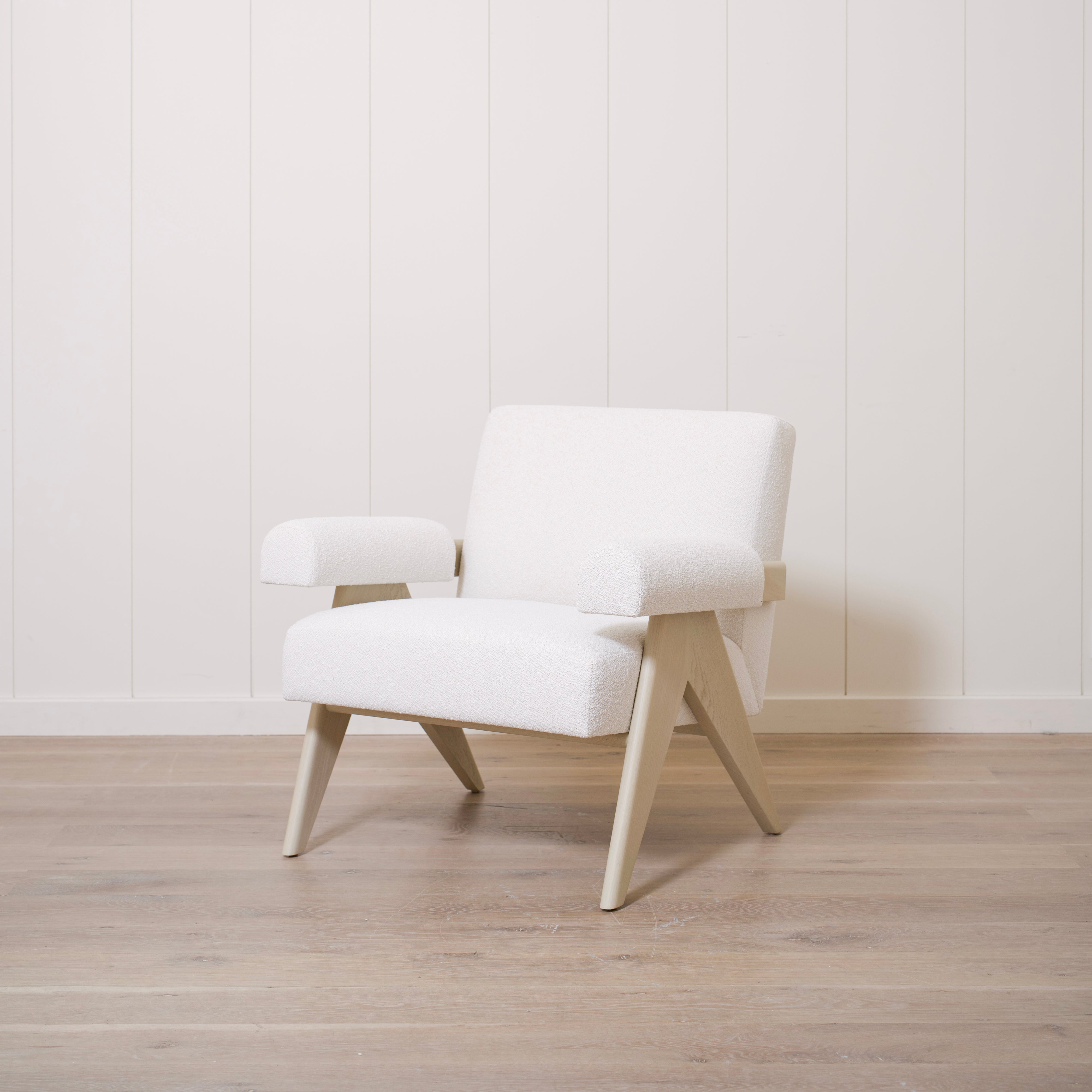 As Shown: Upholstered | Fabric: Marsh Cream | Finish: Sand