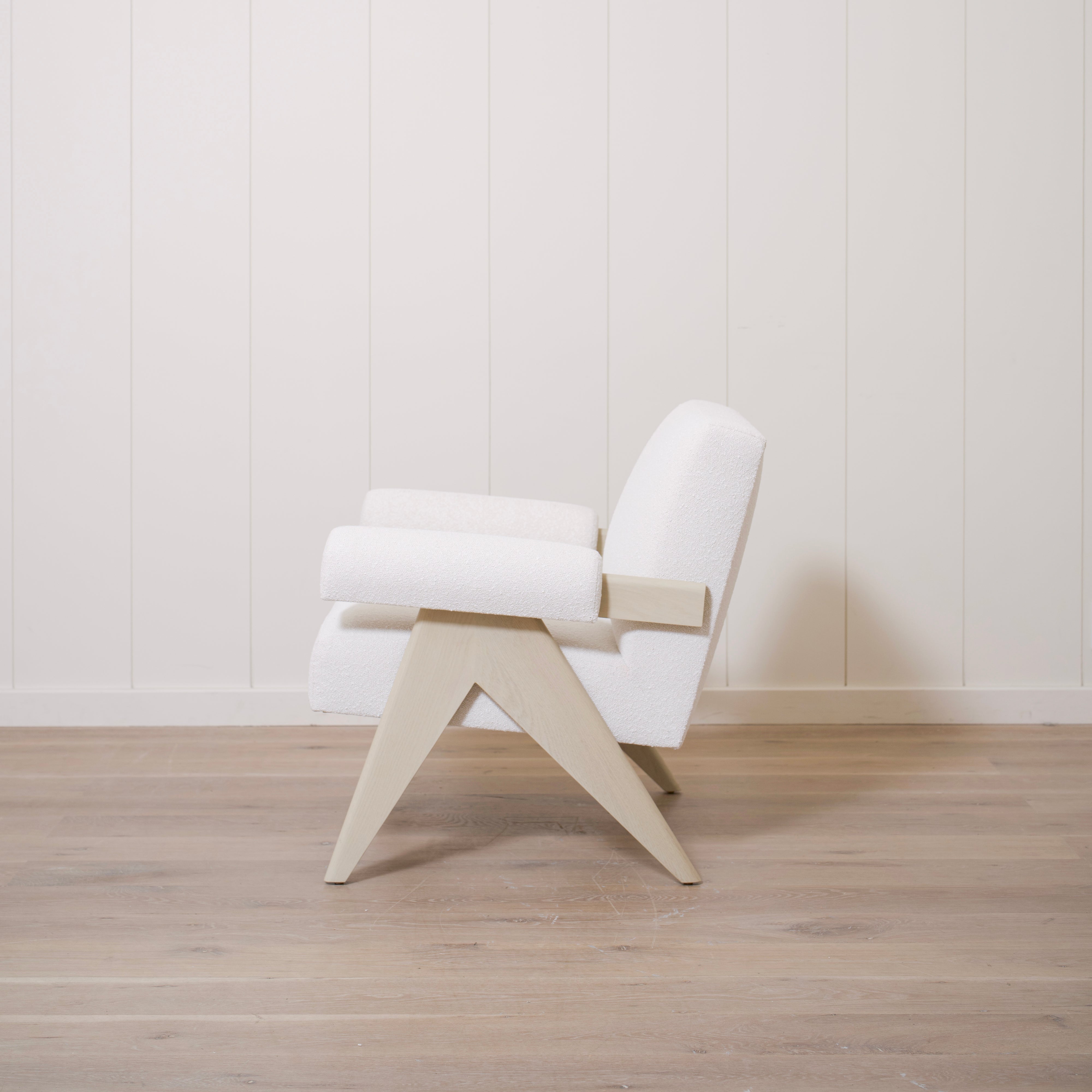 As Shown: Upholstered | Fabric: Marsh Cream | Finish: Sand