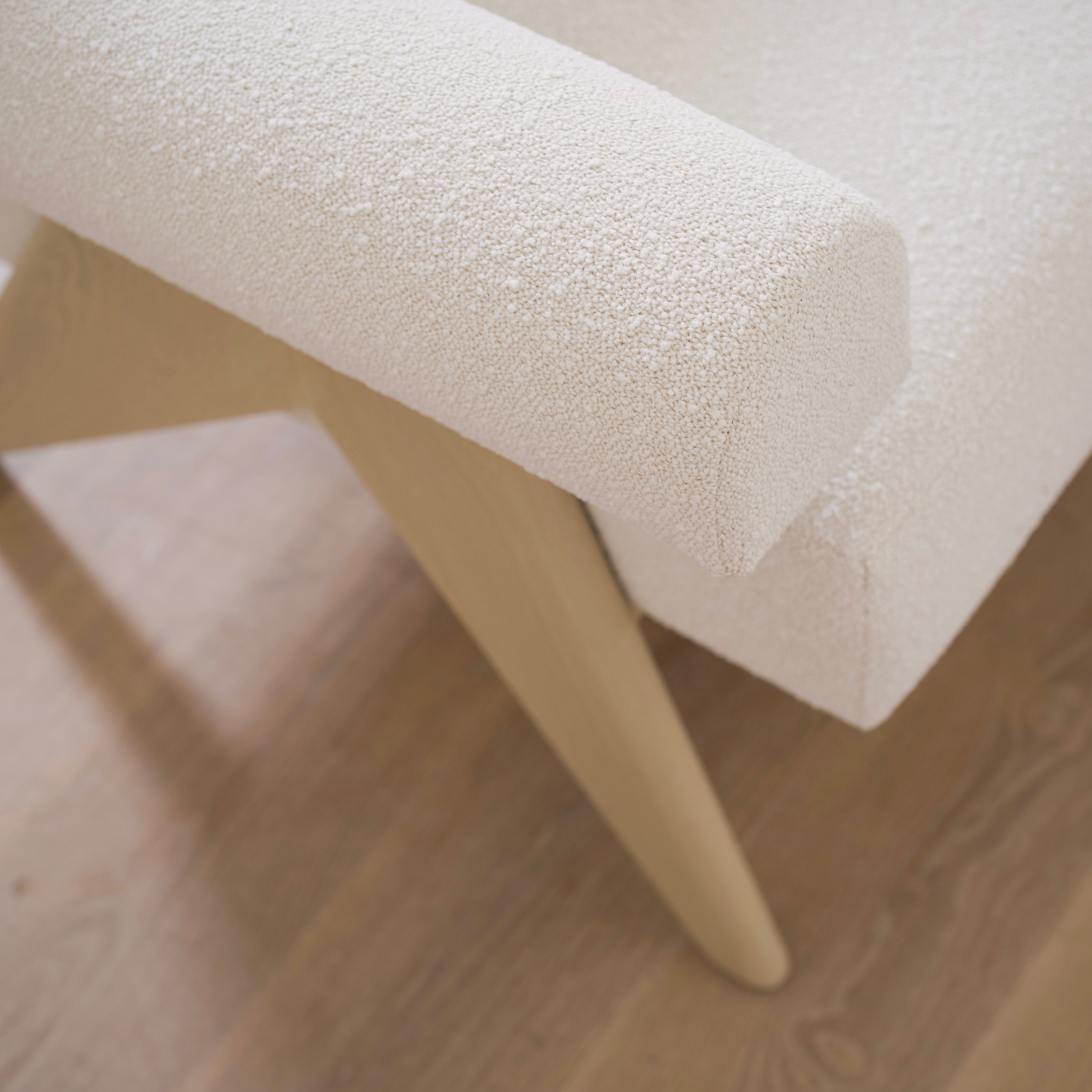As Shown: Upholstered | Fabric: Marsh Cream | Finish: Sand