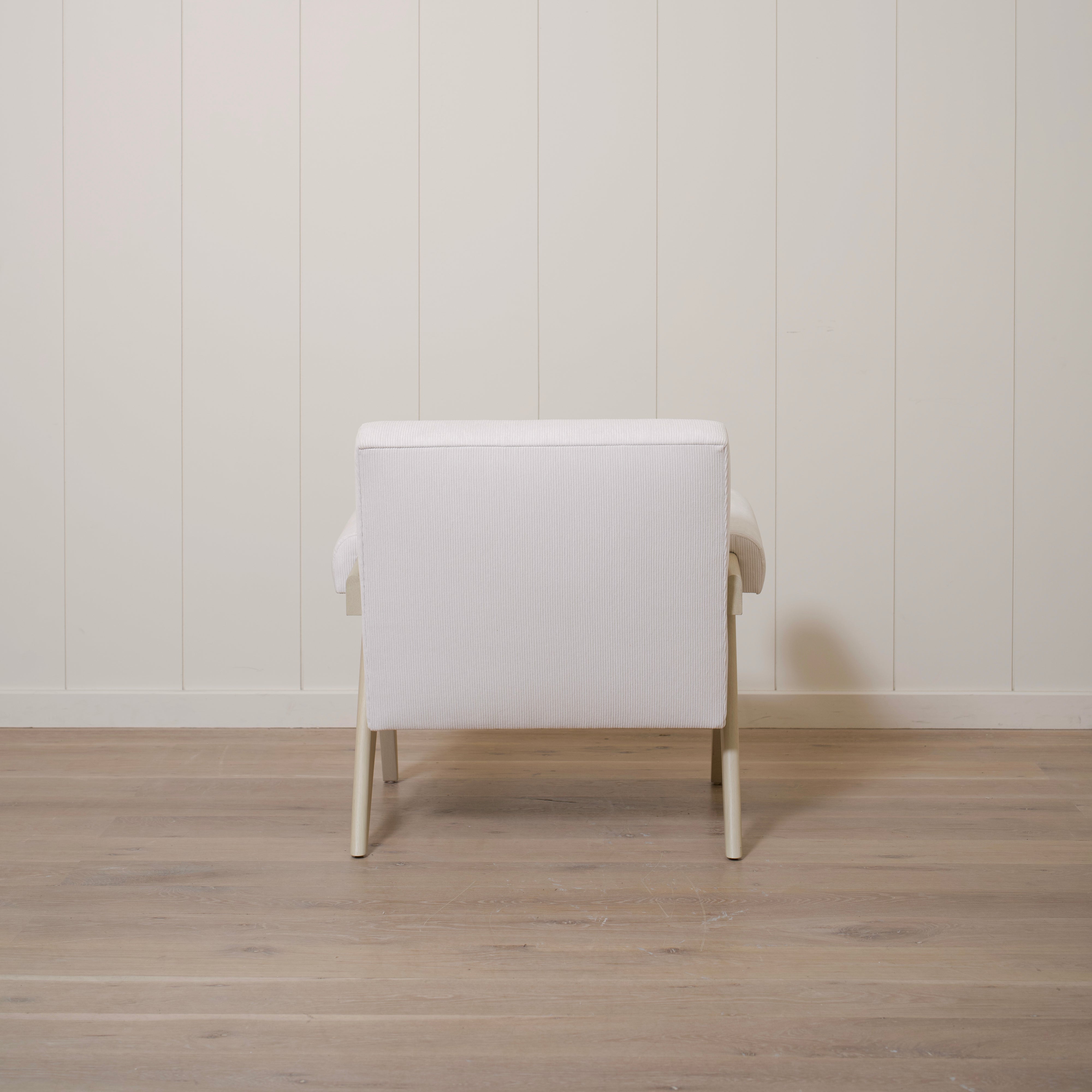 As Shown: Upholstered | Fabric: Mila Sugar | Finish: Sand