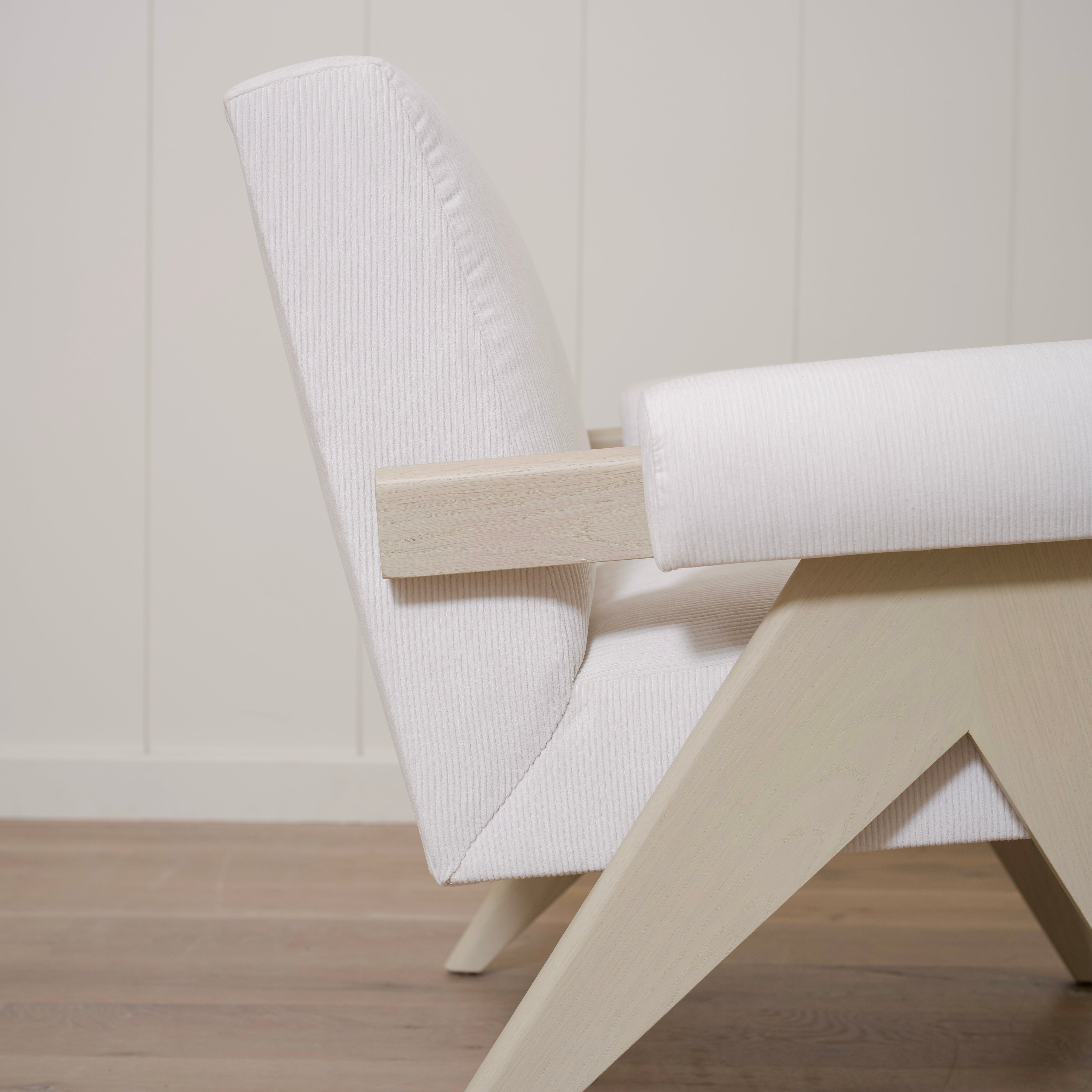 As Shown: Upholstered | Fabric: Mila Sugar | Finish: Sand