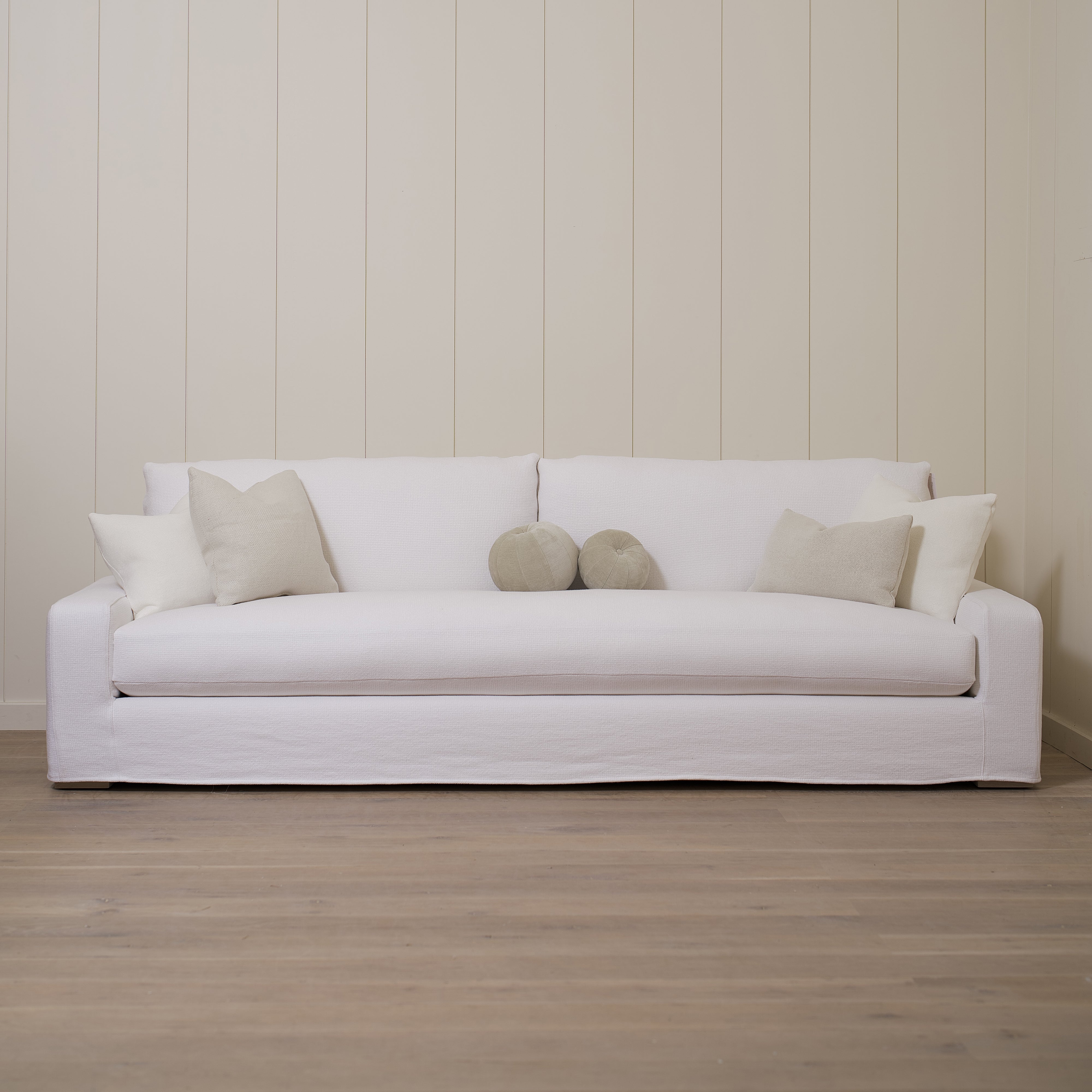 As Shown in Slipcovered Lombard White