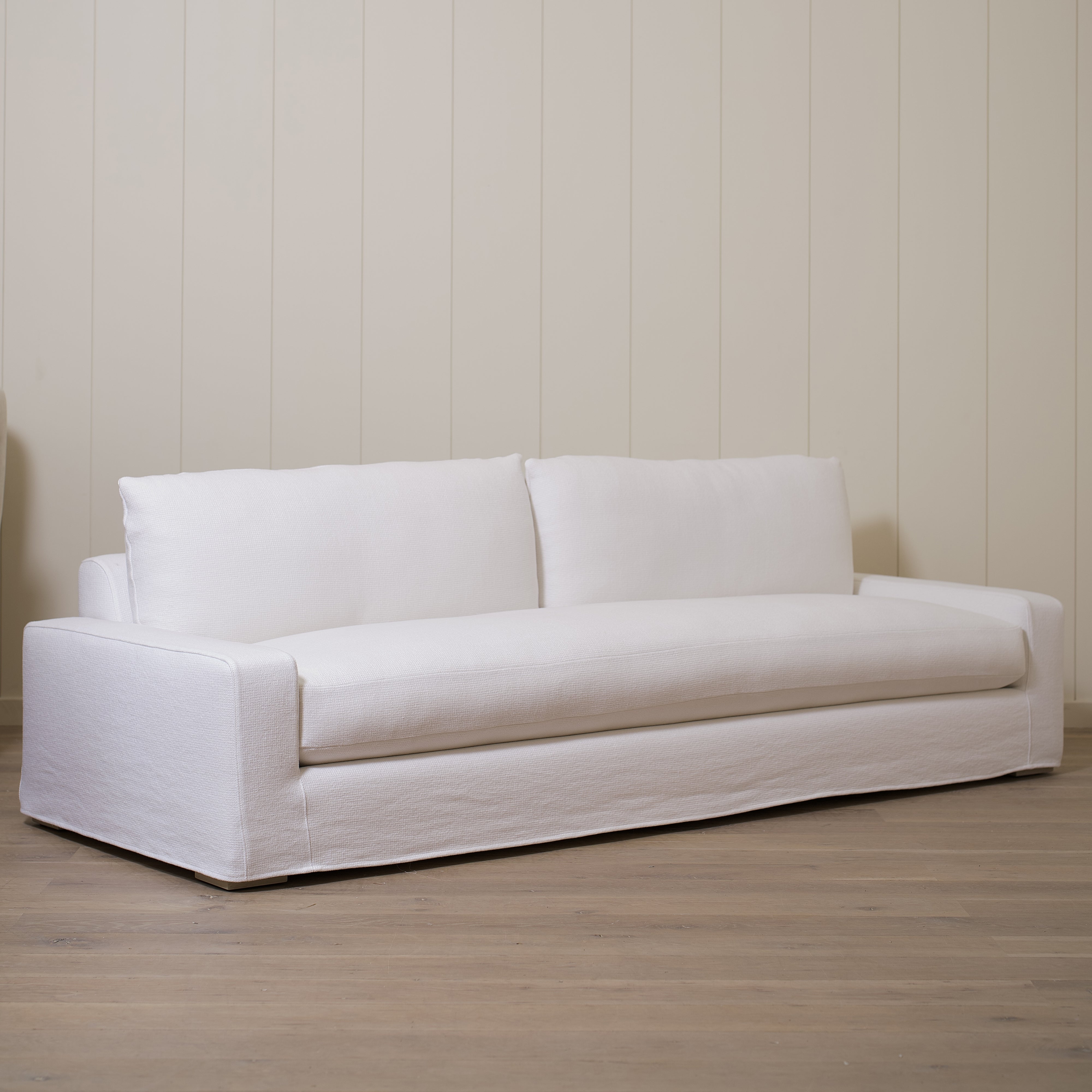 As Shown in Slipcovered Lombard White