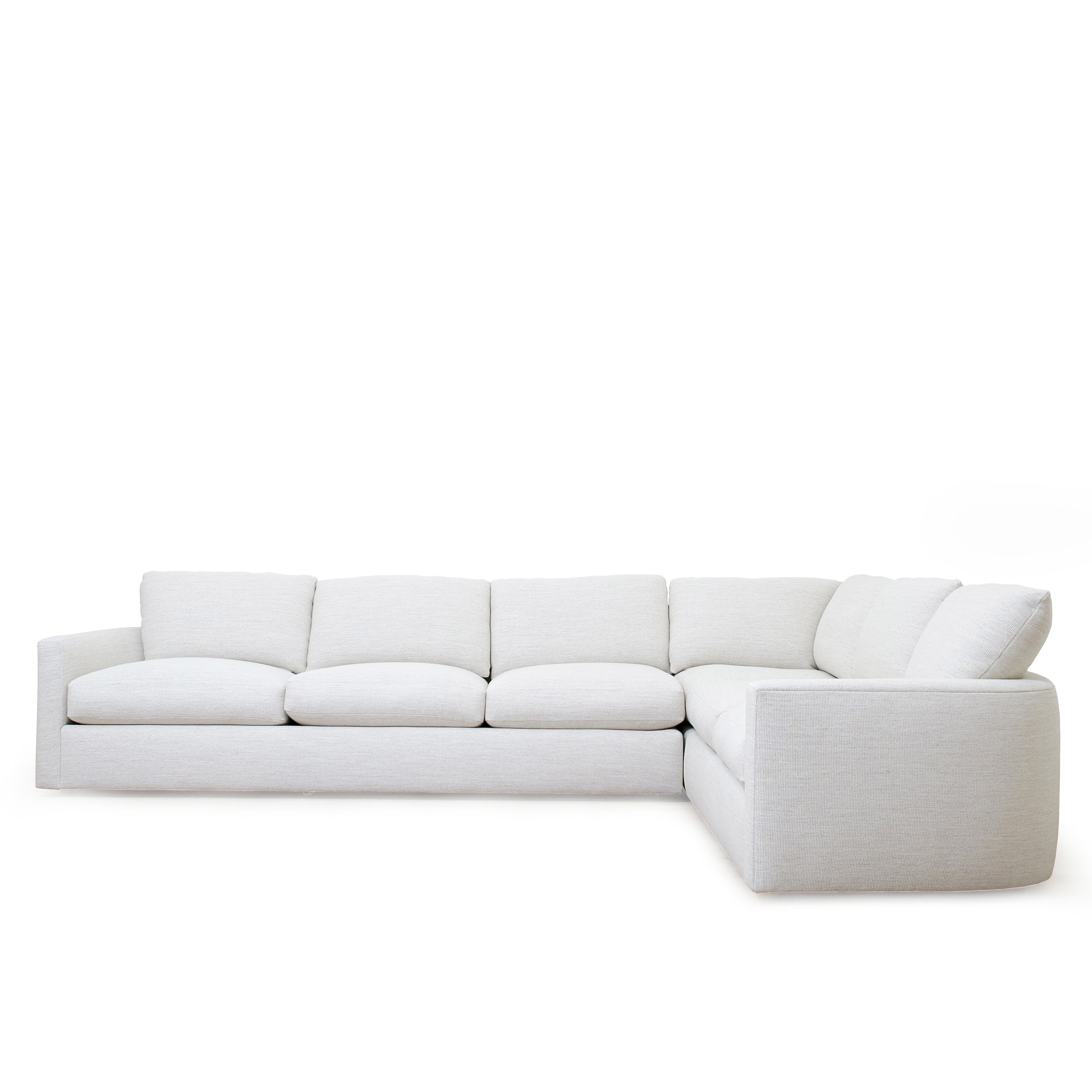 As Shown: 2PC - (138"x 102") x 38"D x 27"H, Upholstered in COM