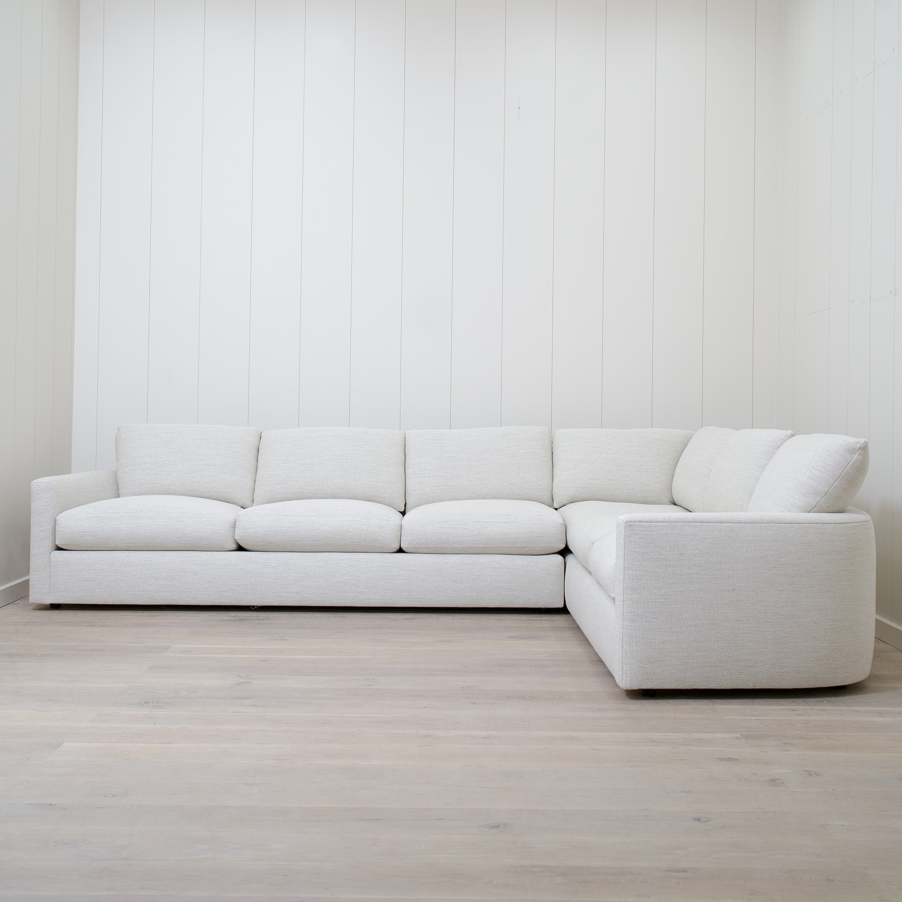 As Shown: 2PC - (138"x 102") x 38"D x 27"H, Upholstered in COM