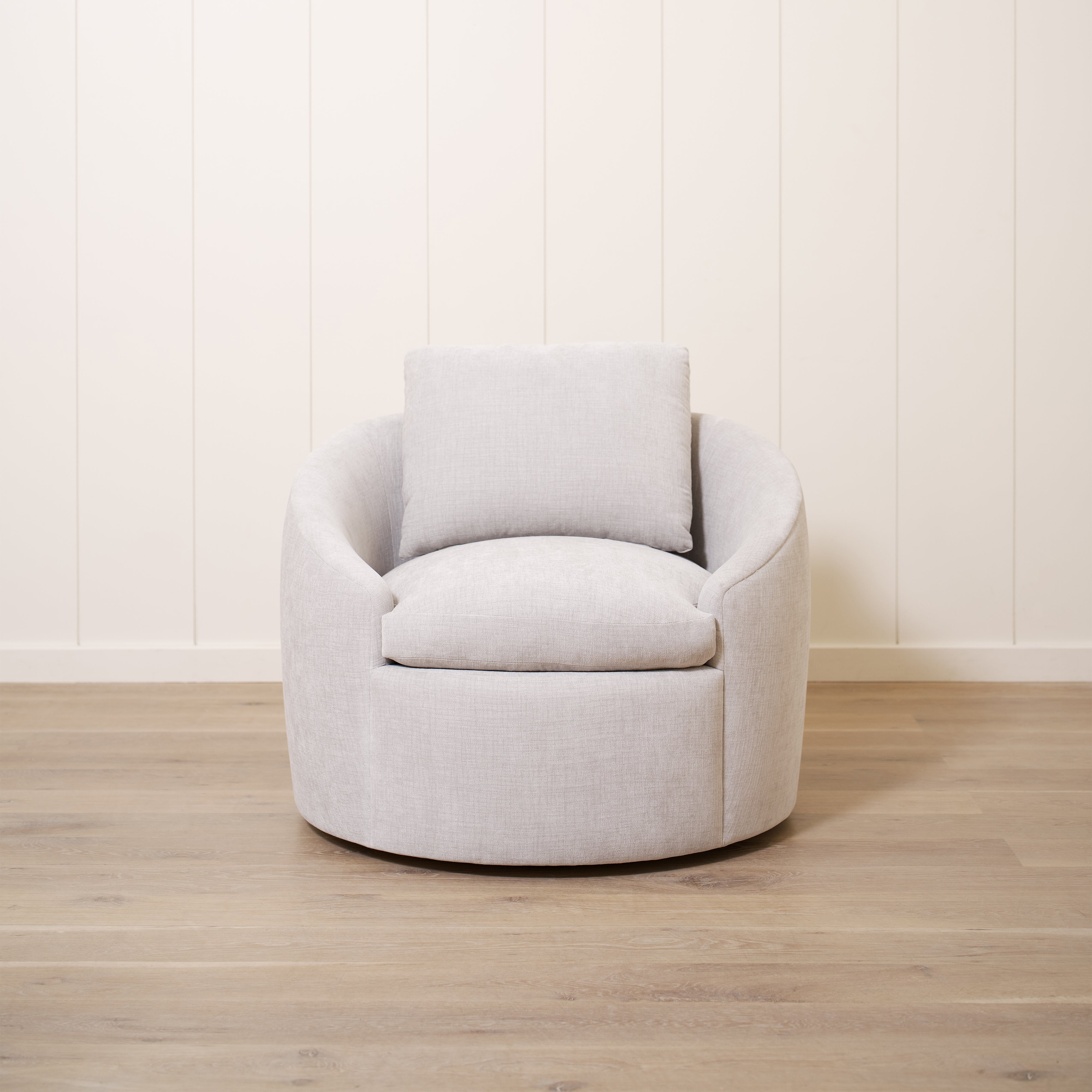 As Shown in Tana Pewter, swivel