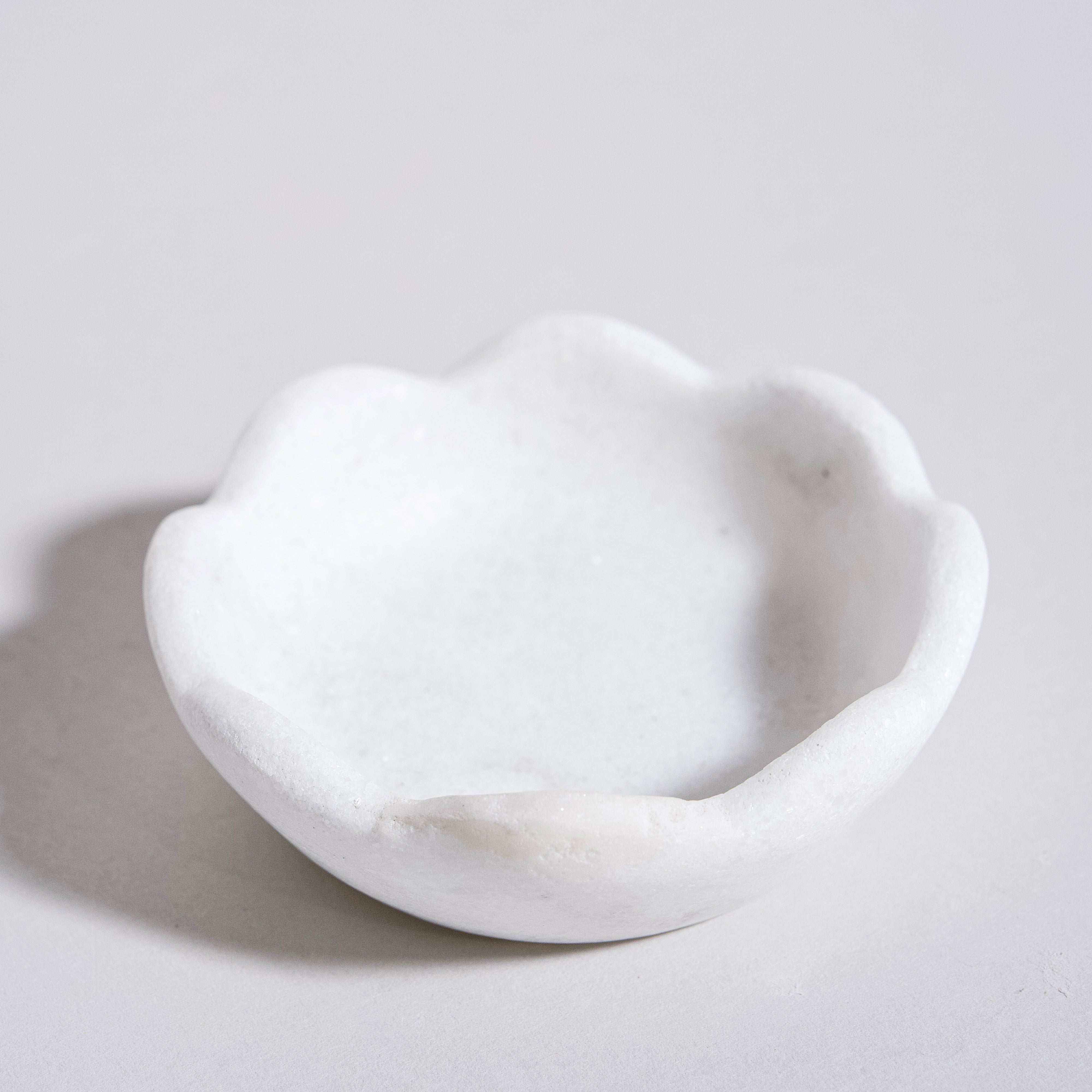 As Shown in White Marble