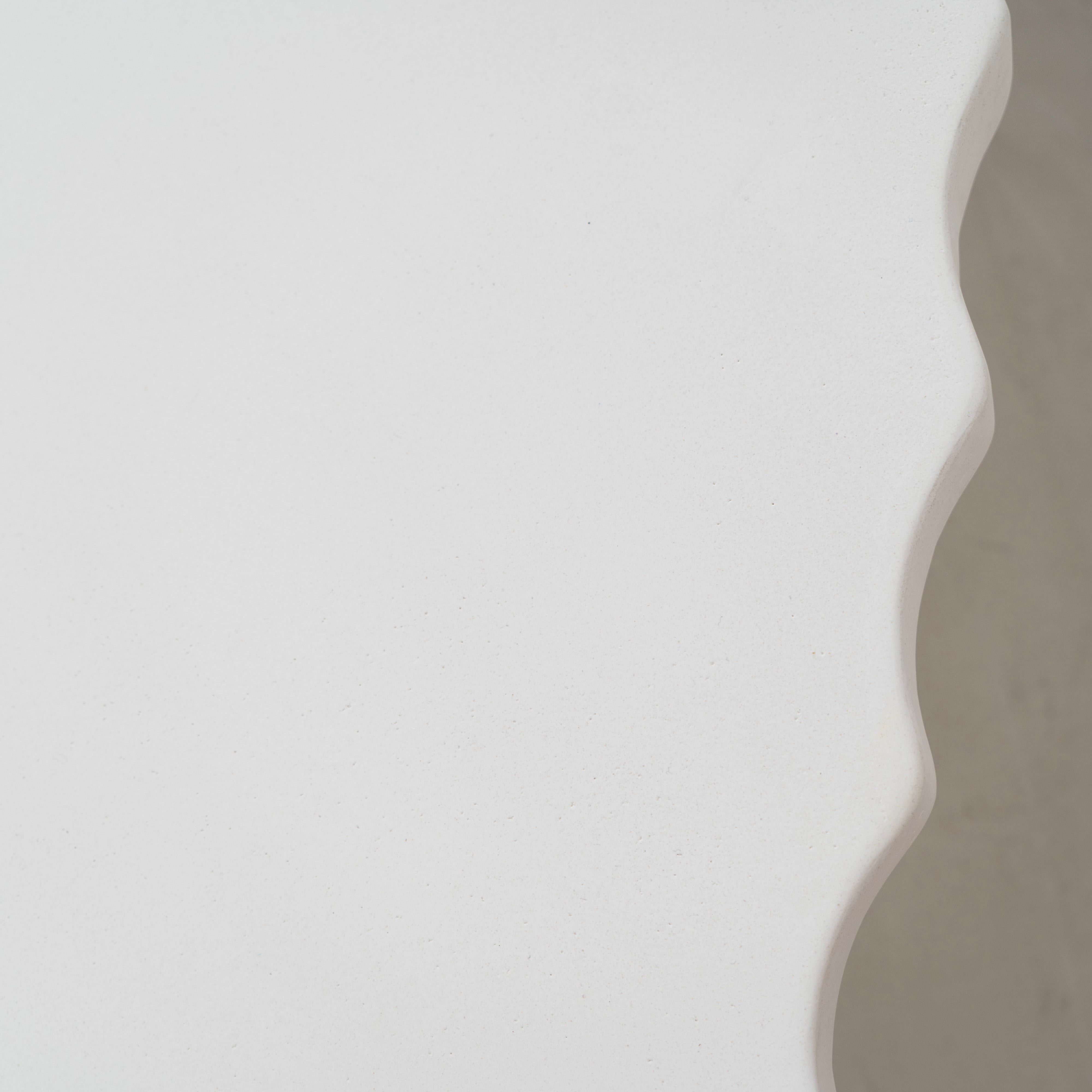 As Shown: 8 step limestone micro coat, White.