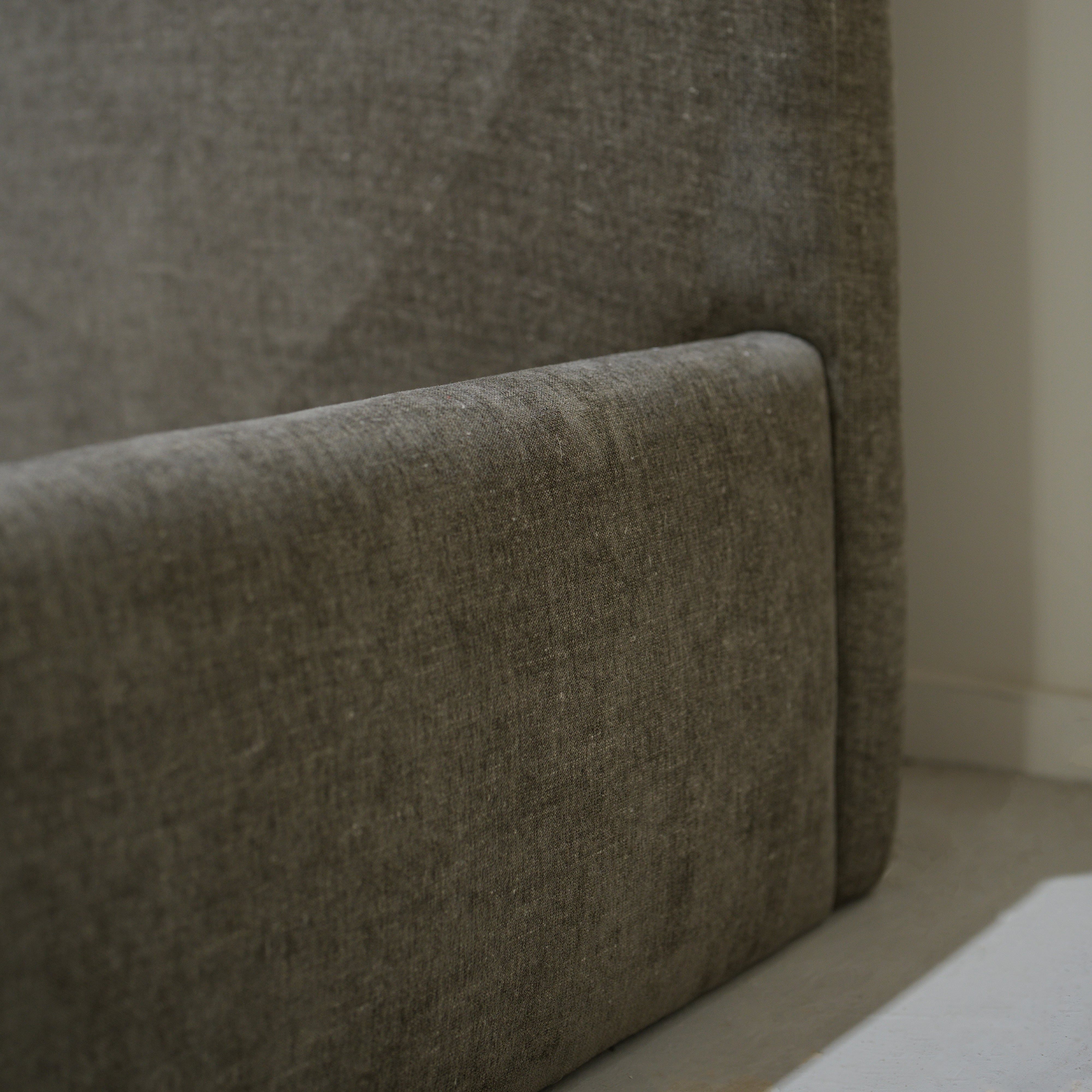 As Shown: King | Style: Upholstered | Fabric: Bellamy Stone | Finish: N/A