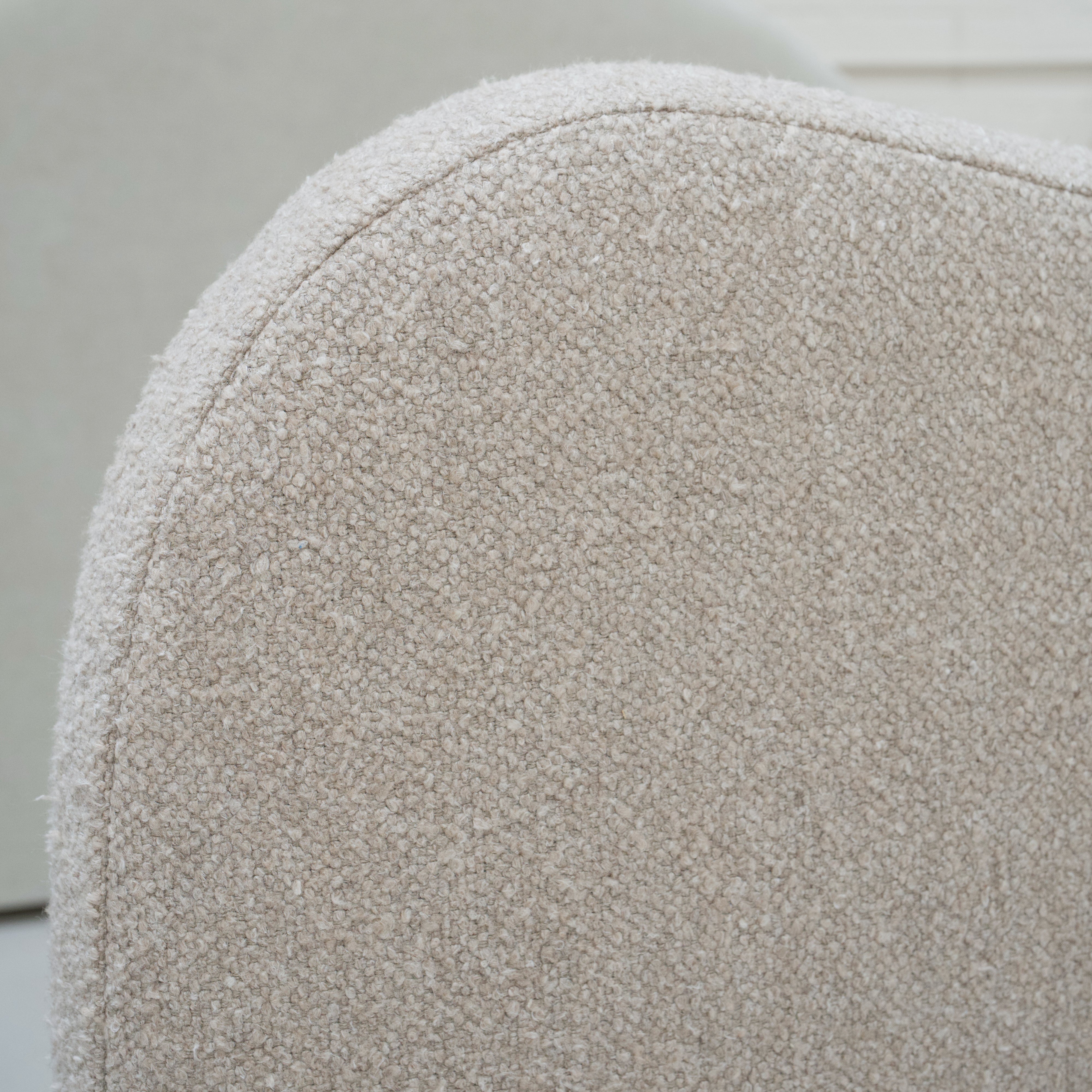 As Shown: King | Style: Upholstered | Fabric: Berber Taupe | Finish: N/A