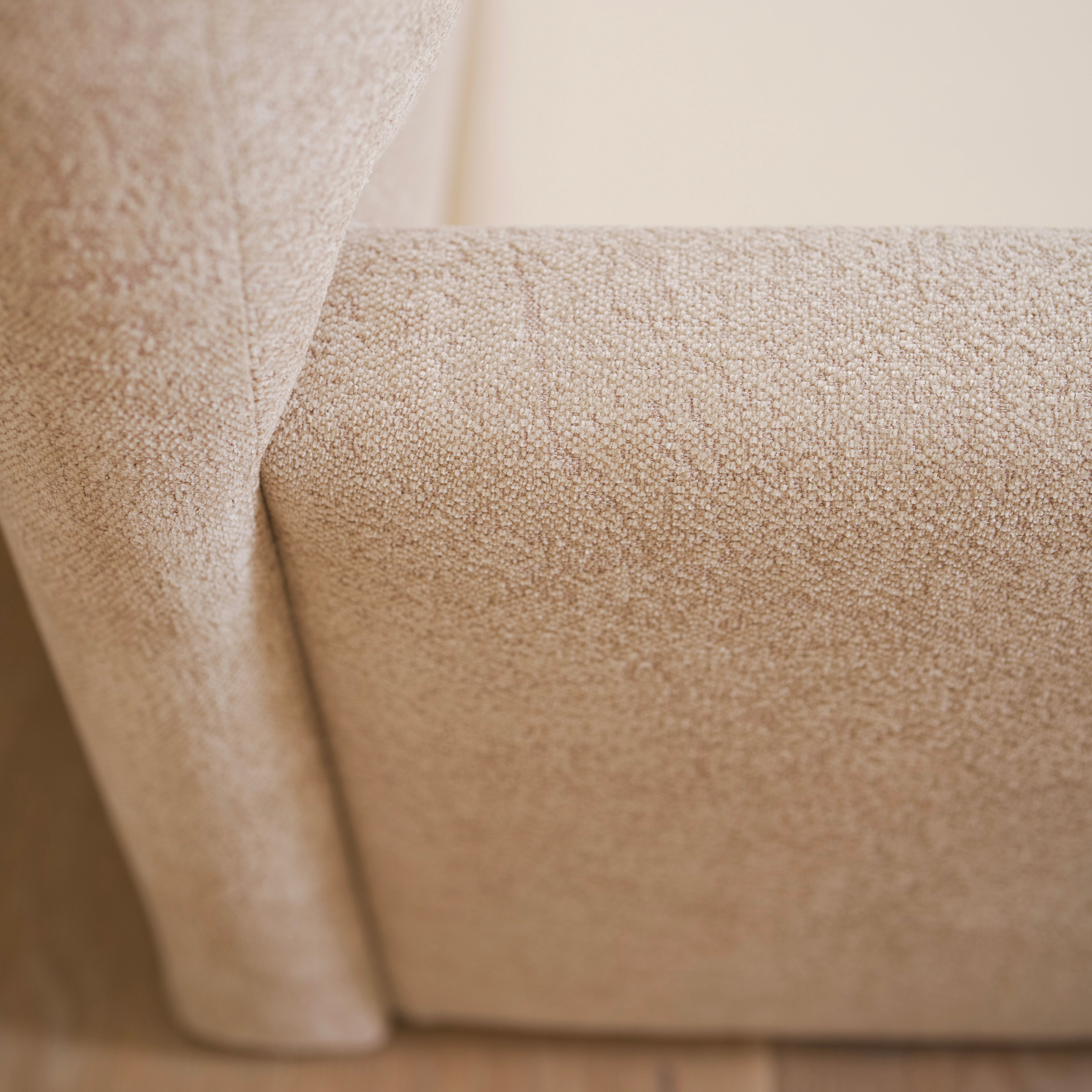 As Shown: King | Style: Upholstered | Fabric: Barney Sand | Finish: N/A