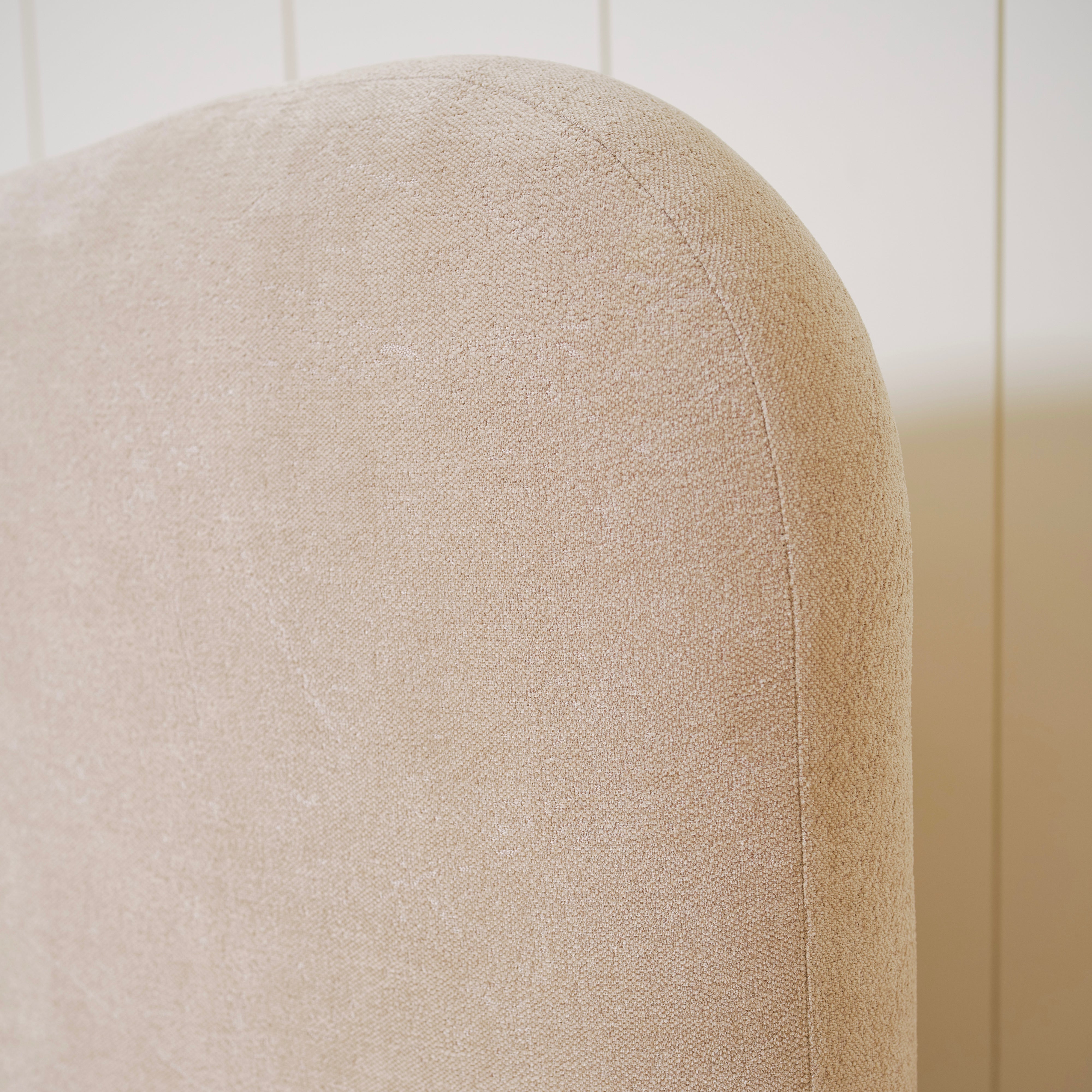 As Shown: King | Style: Upholstered | Fabric: Barney Sand | Finish: N/A