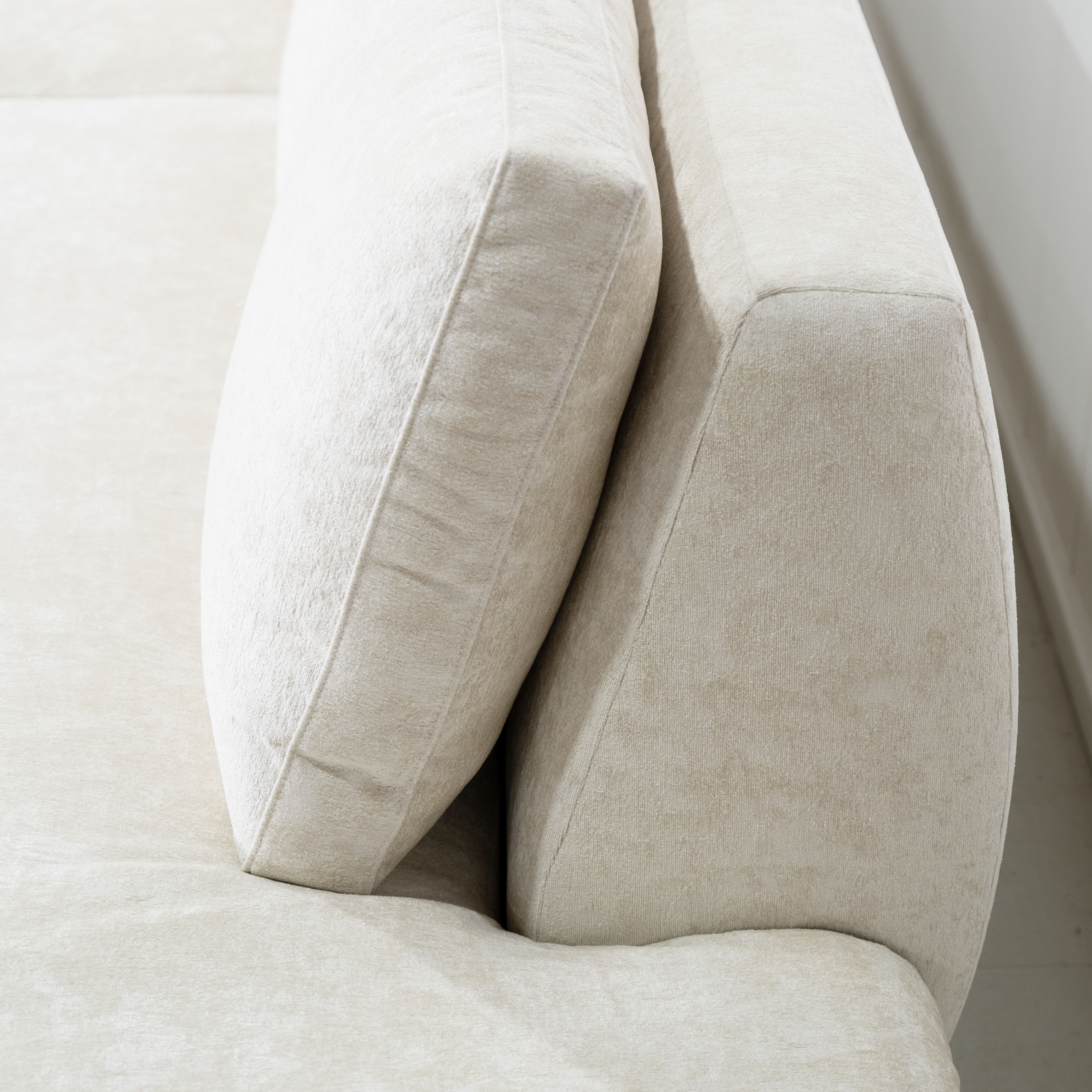 As Shown: in Zion Custard. Oak finished in Mint White Natural.