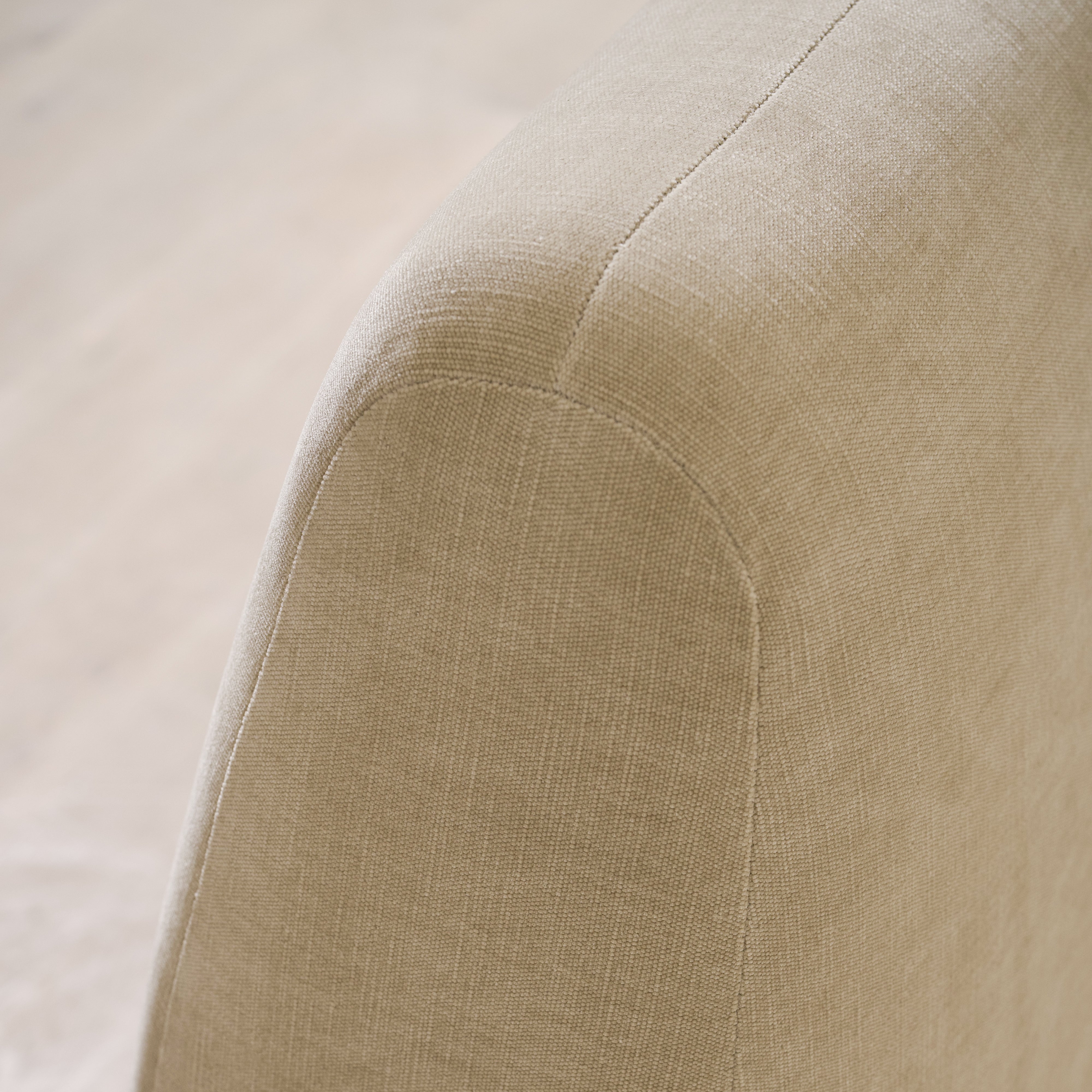 As Shown: King | Style: Upholstered | Fabric: Canyon Sand | Finish: N/A