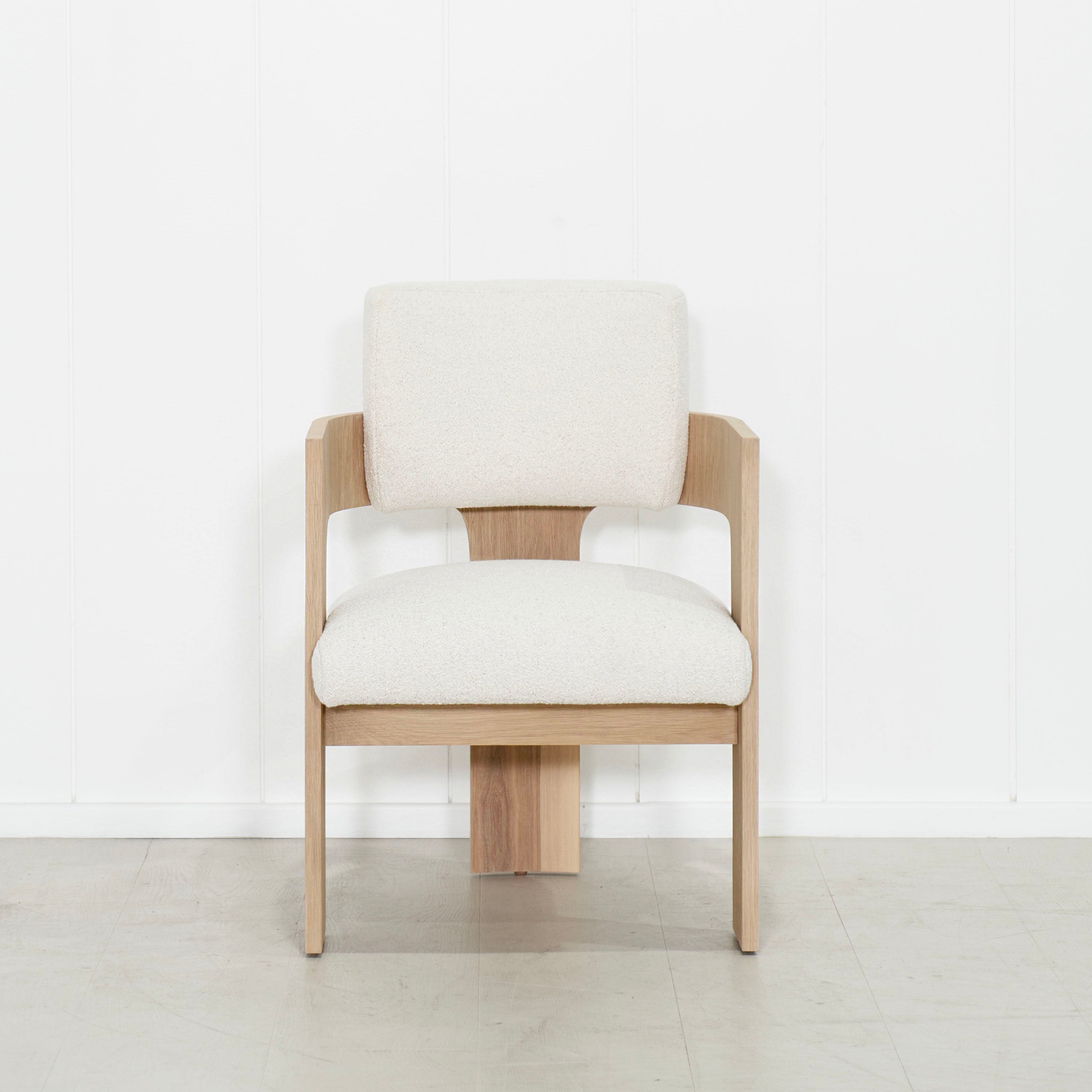 As Shown: in Rome Ivory, Mint White Natural finish.