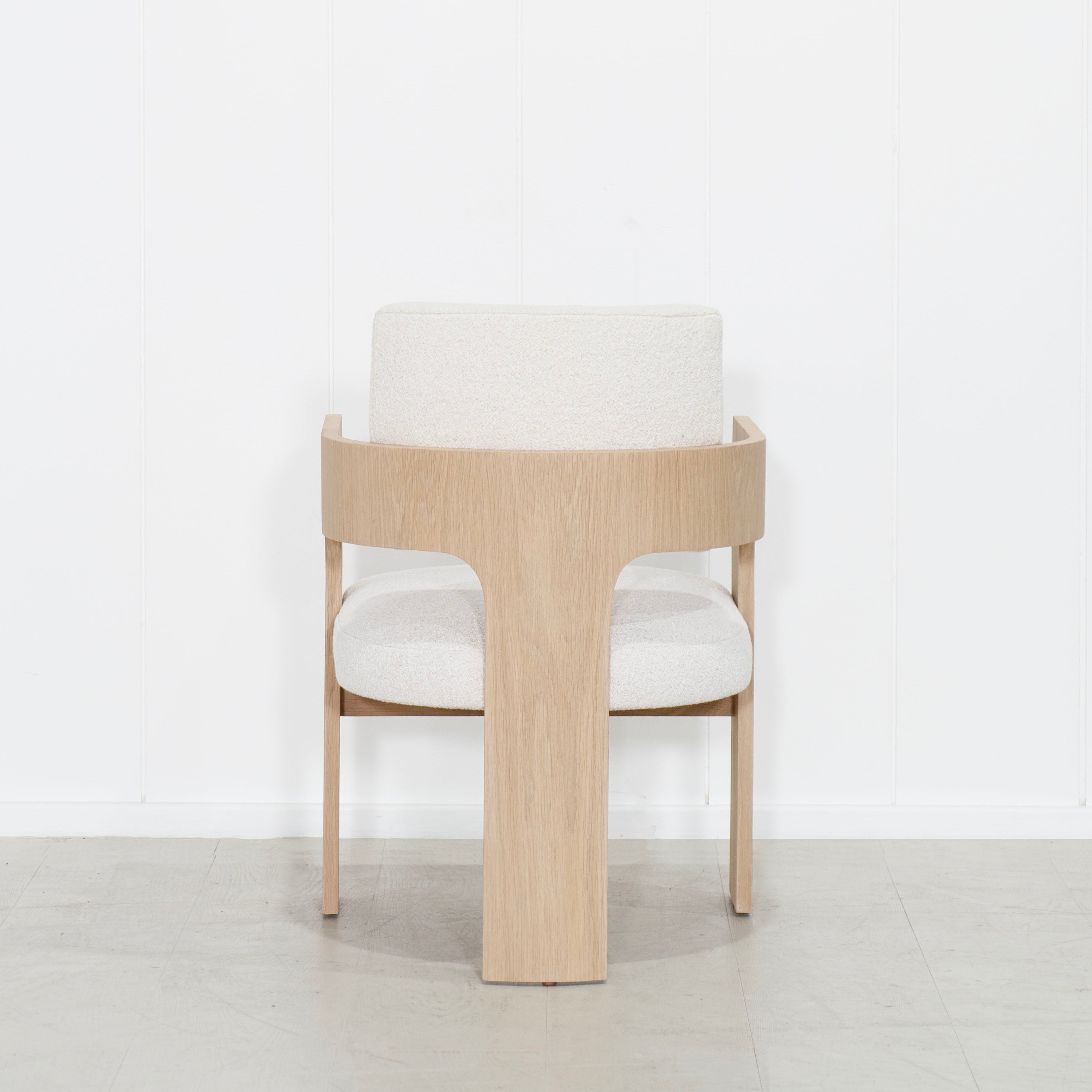 As Shown: in Rome Ivory, Mint White Natural finish.