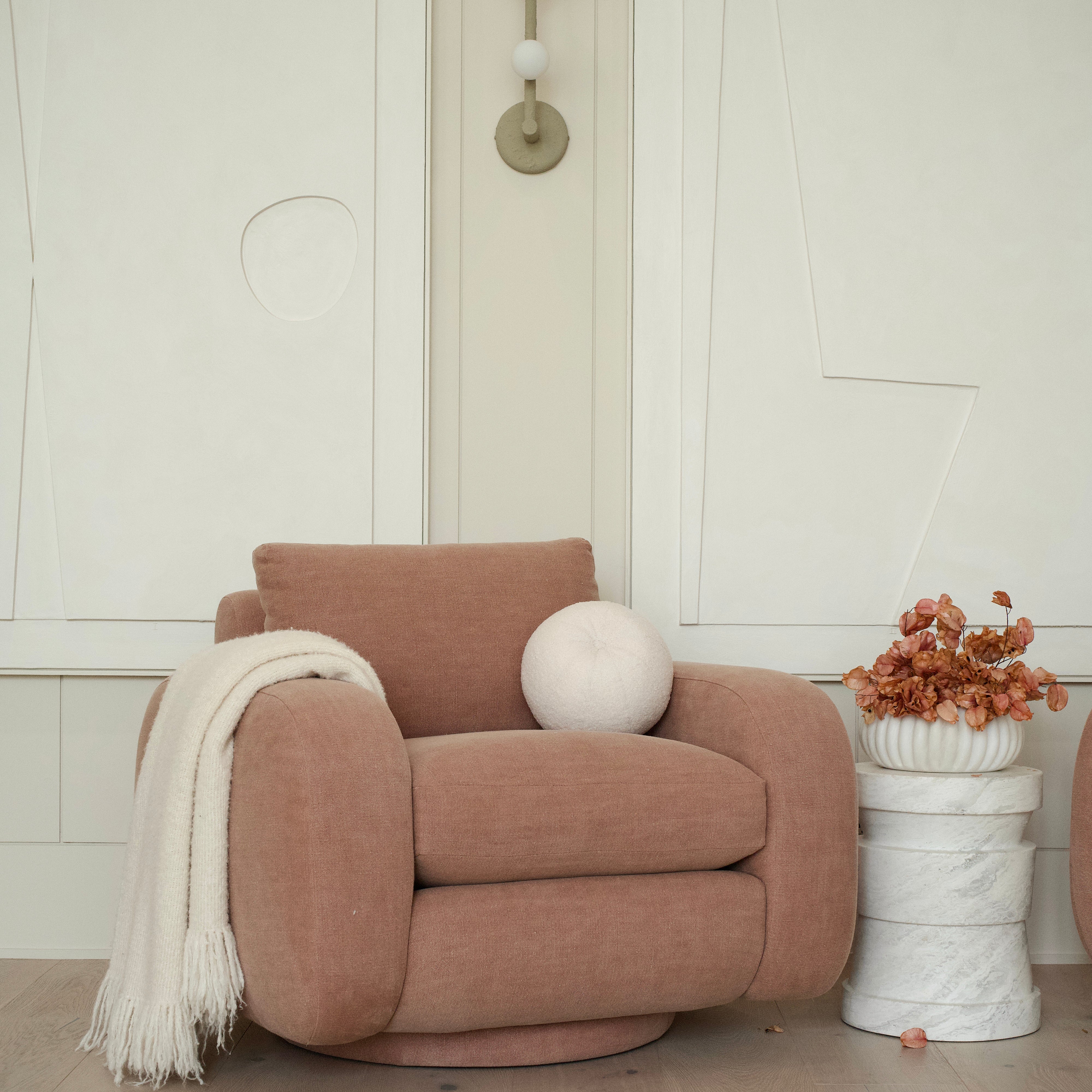 As Shown in Ball Pillow Peak White