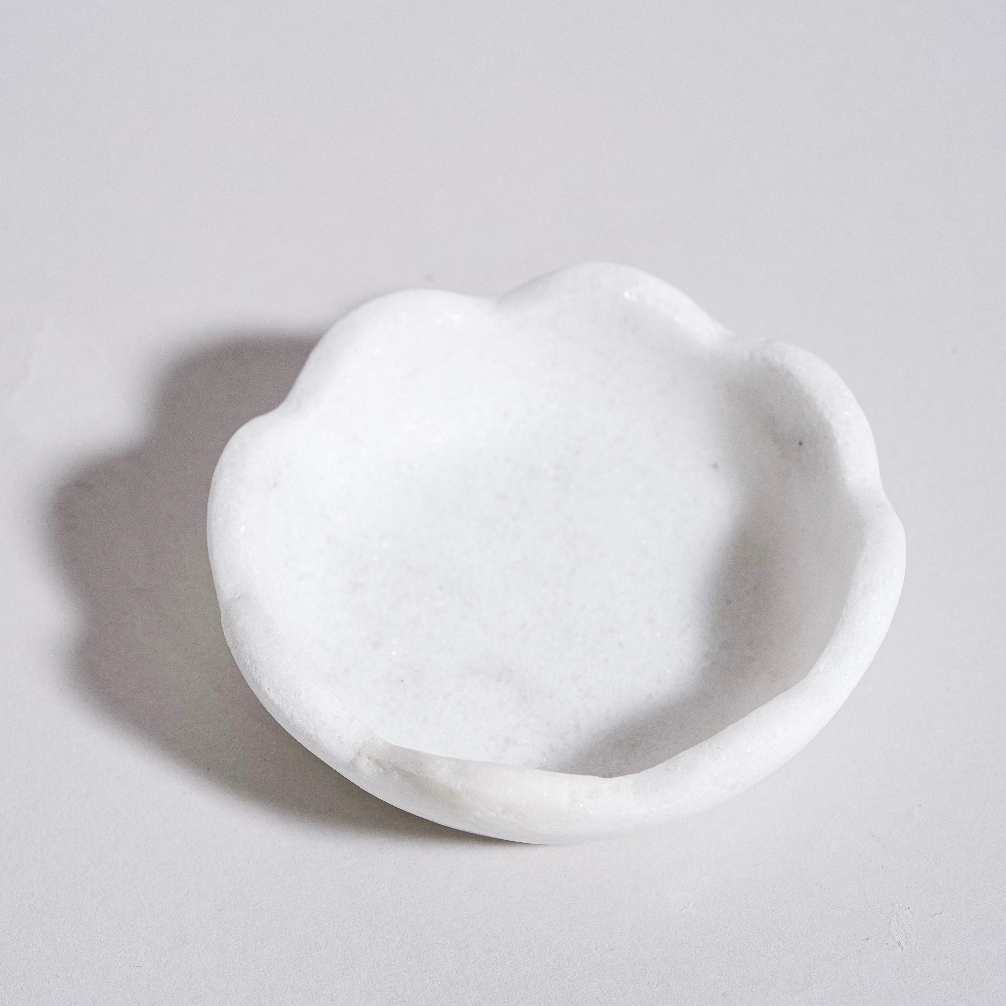 As Shown in White Marble