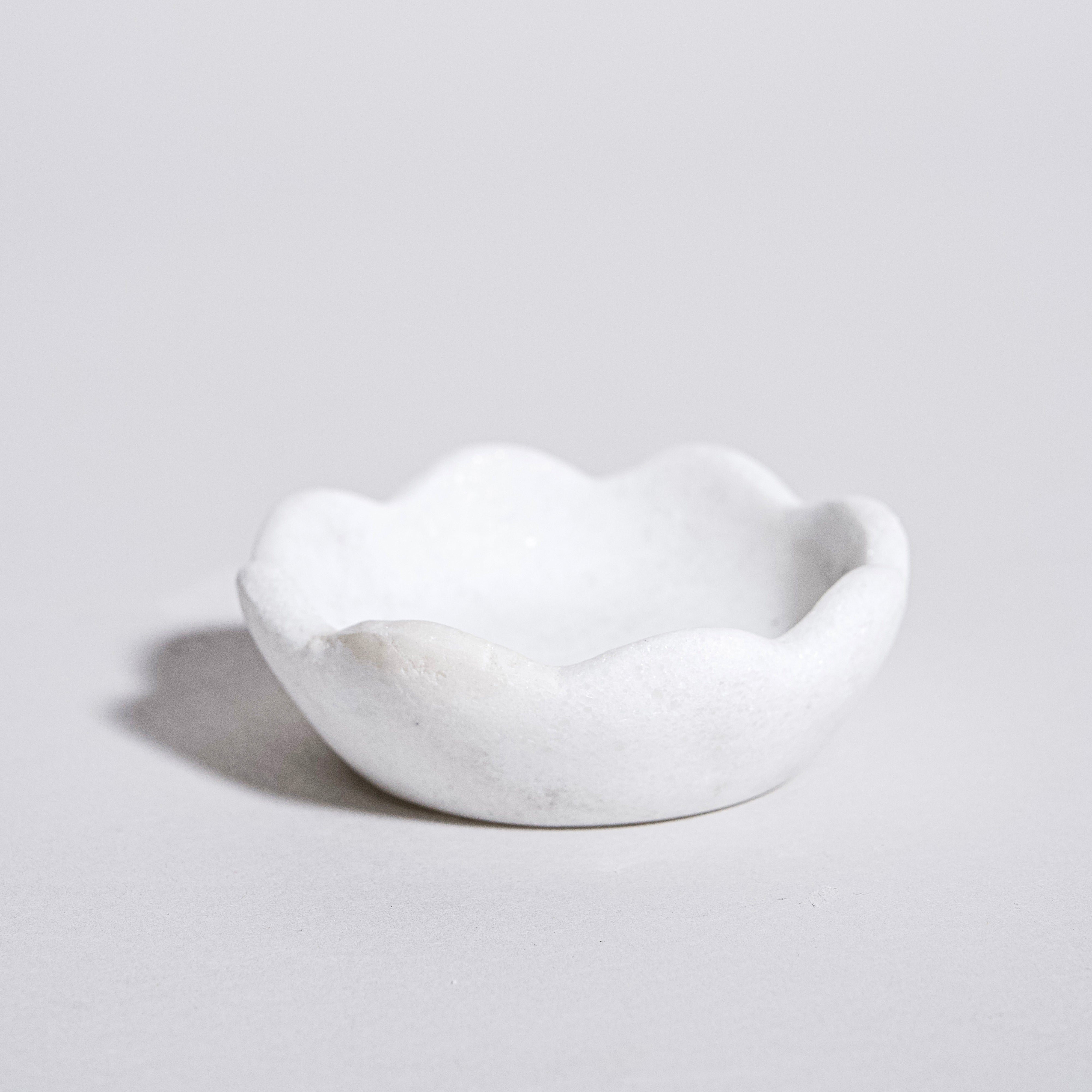 As Shown in White Marble