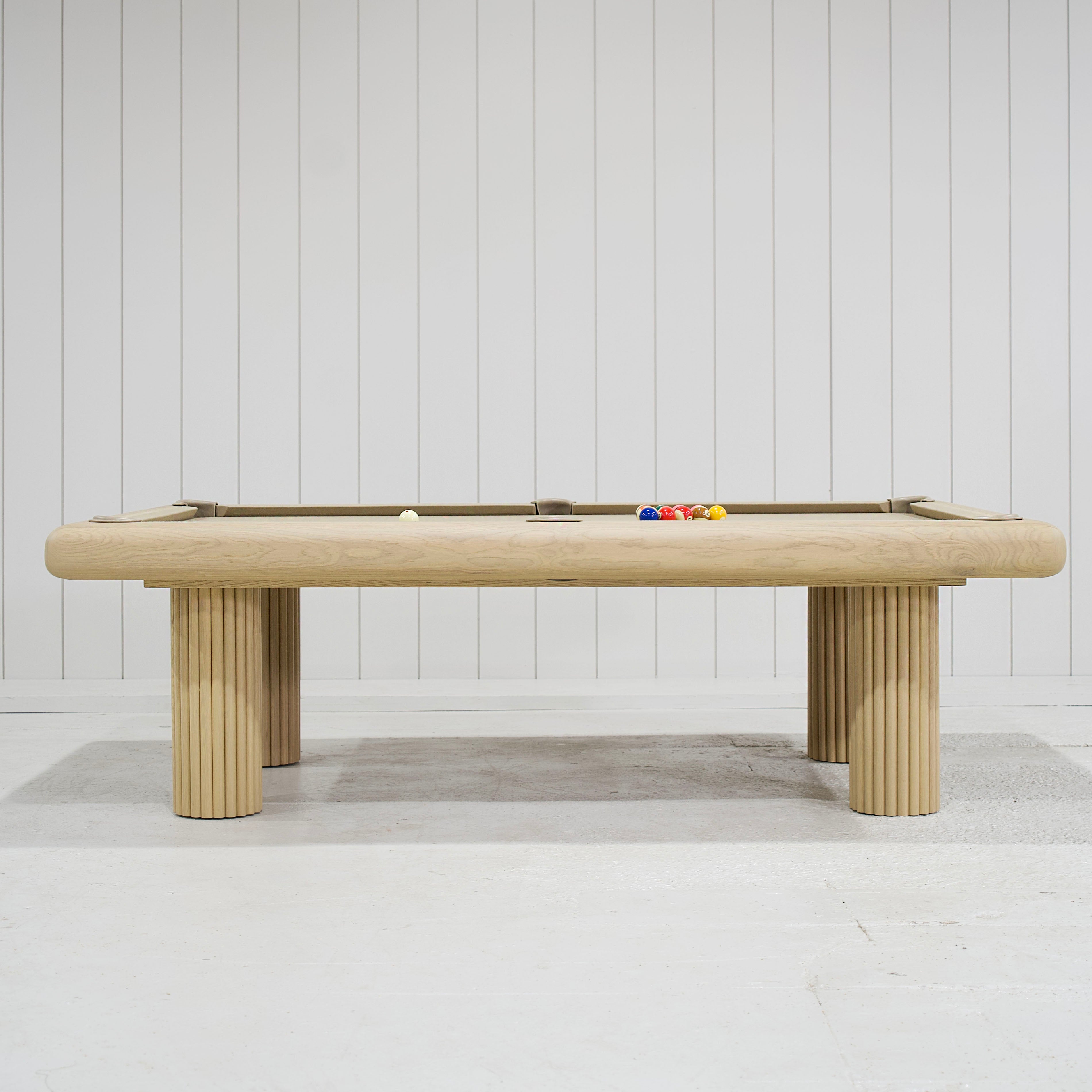 As Shown: Sadie S / Bullnosed Edge / Mint White Natural / Khaki Felt / Beige PocketsVariant 1 - Sadie S / Bullnosed Edge / Cashmere Brown (Discontinued Finish) / Khaki Felt / Beige Pockets