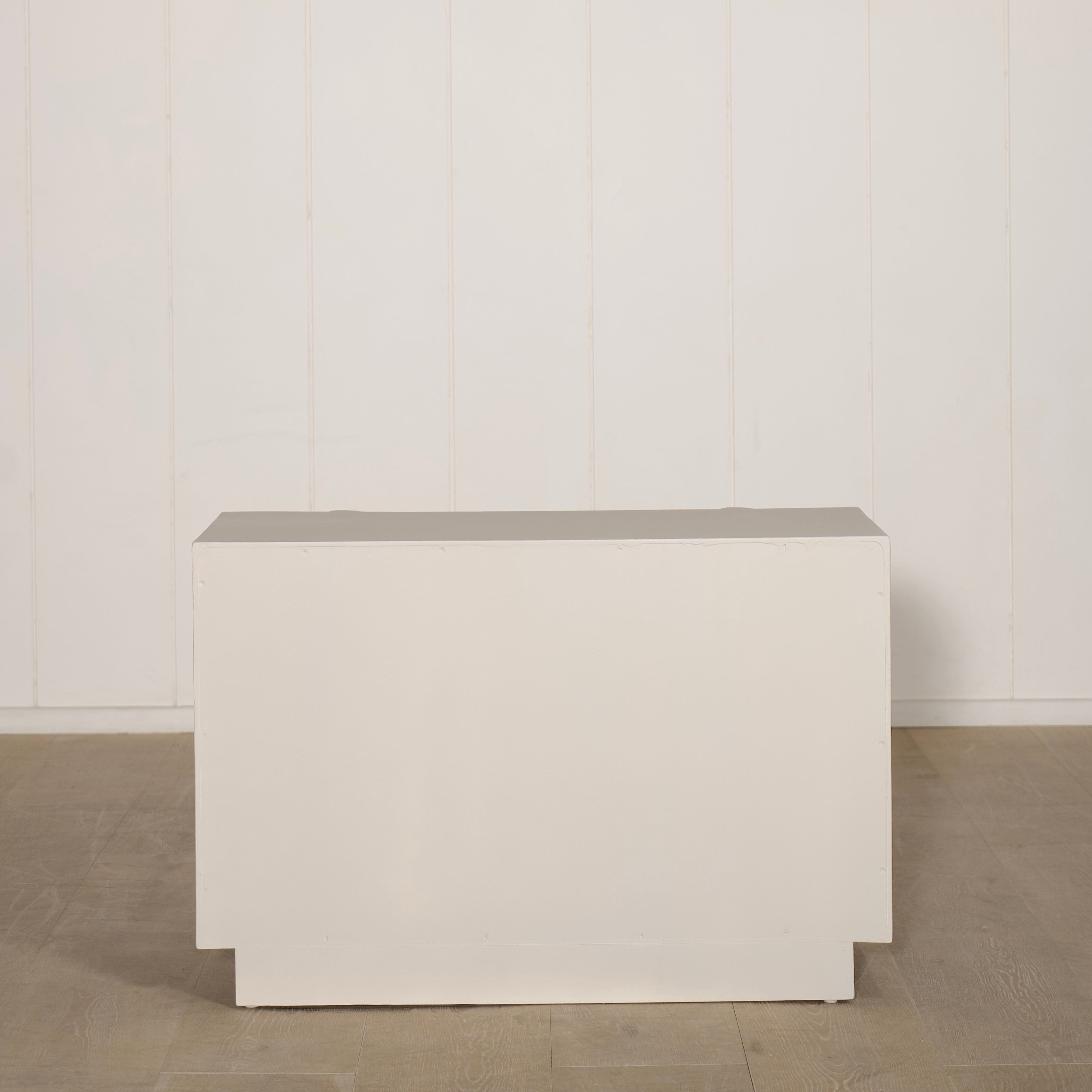 As Shown: Custom Finish, Plaster Limestone Painted Revere Pewter