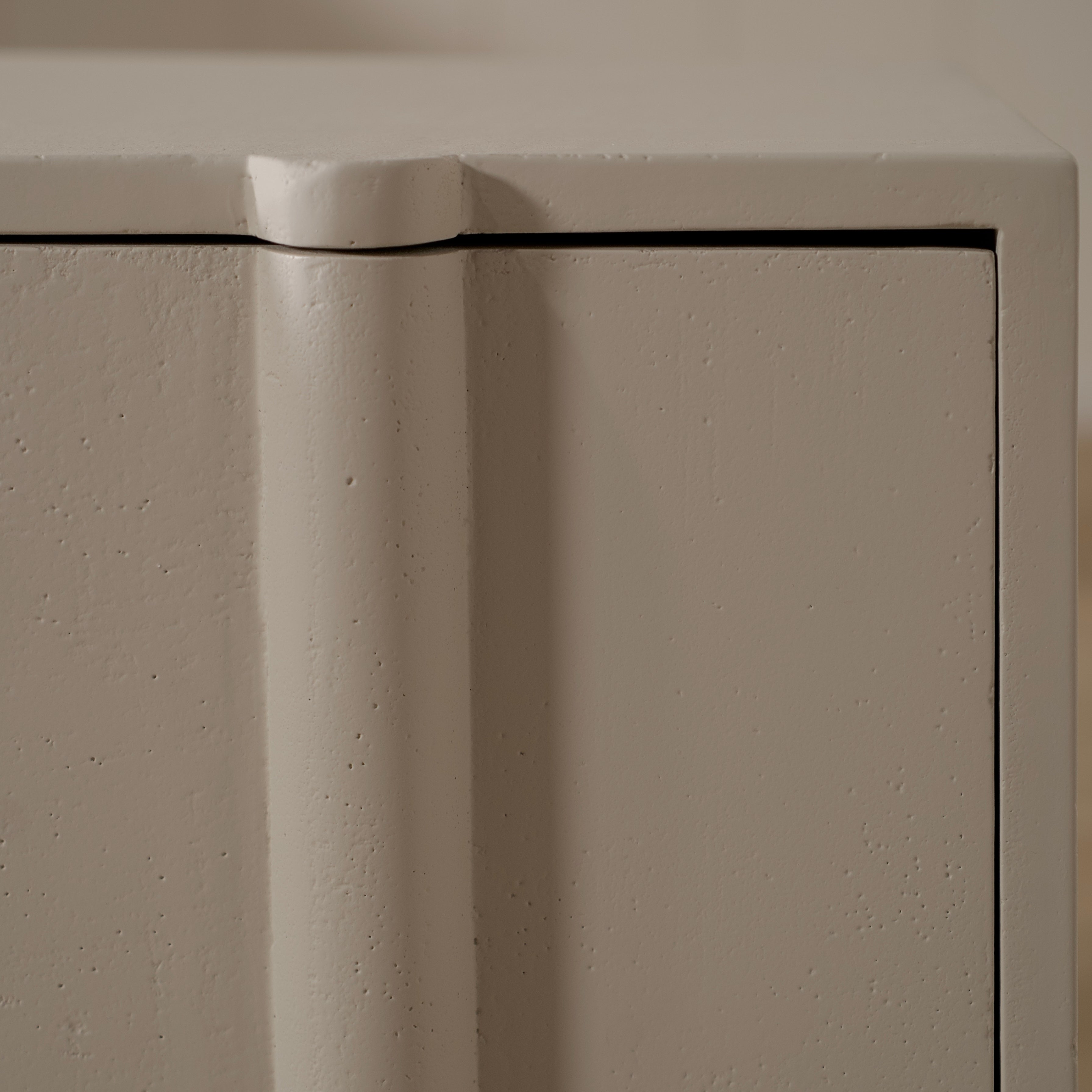 As Shown: Custom Finish, Plaster Limestone Painted Revere Pewter