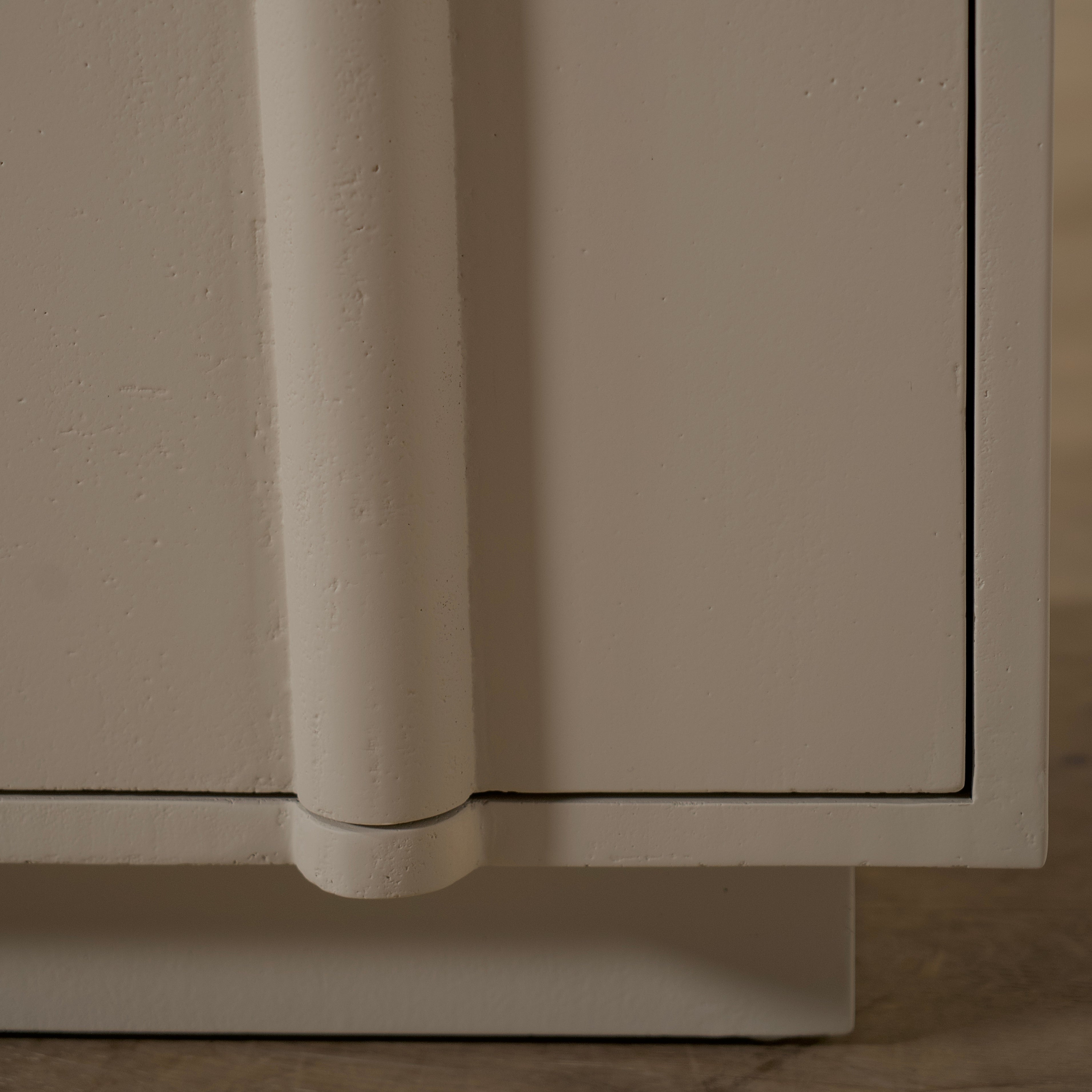 As Shown: Custom Finish, Plaster Limestone Painted Revere Pewter