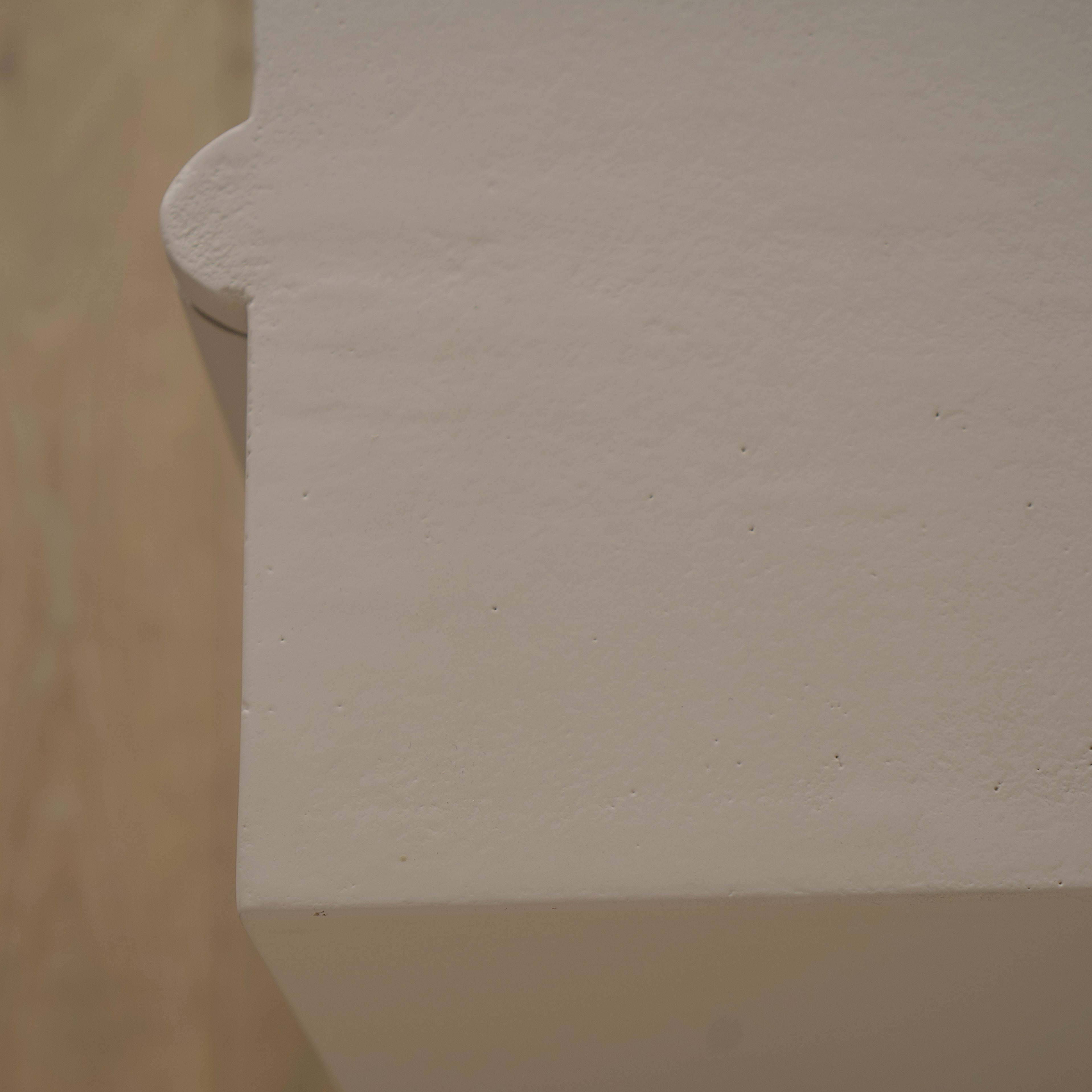 As Shown: Custom Finish, Plaster Limestone Painted Revere Pewter