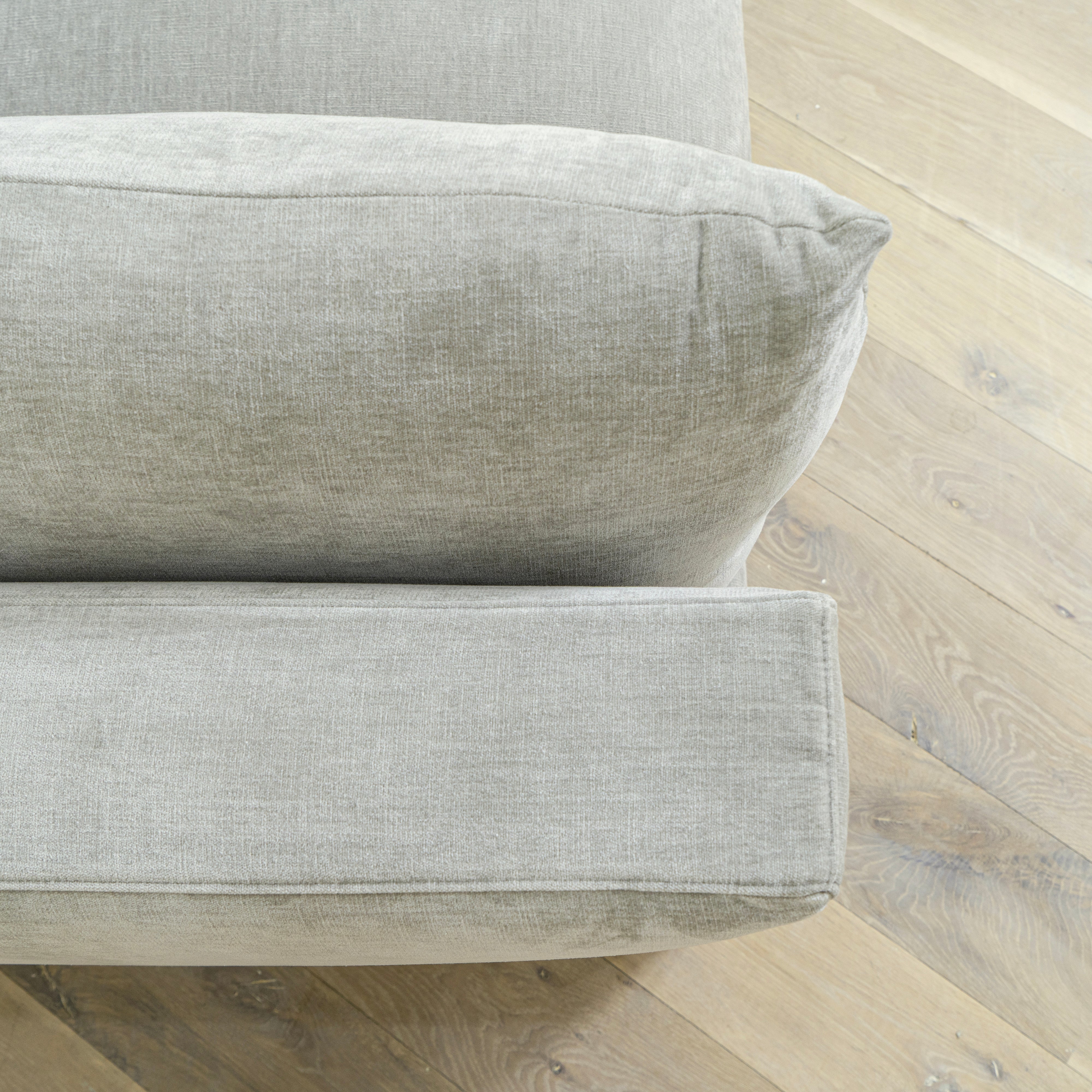 As Shown: Slipcovered Canyon Pewter, Nordic White