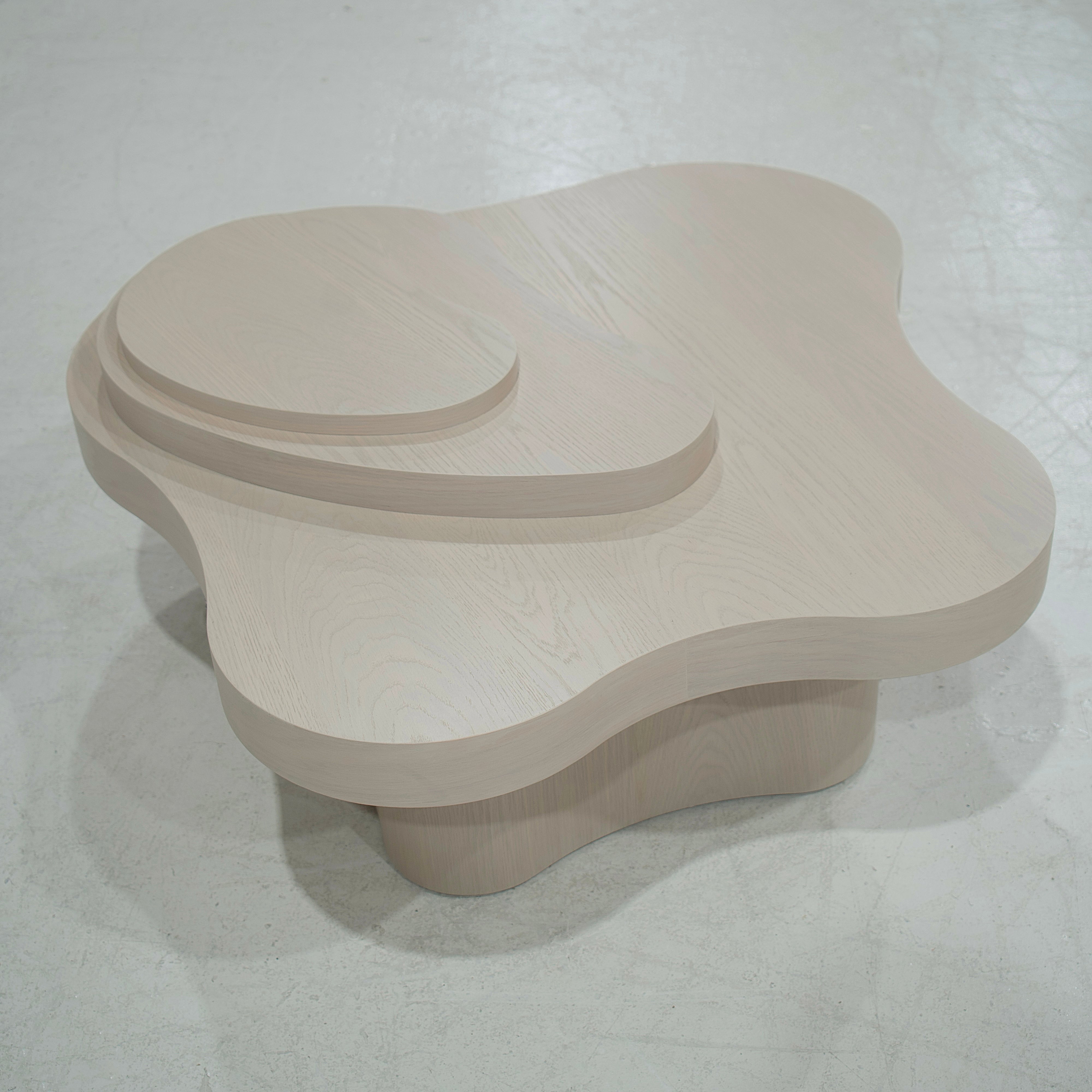 As Shown: Oak finished in custom finish.