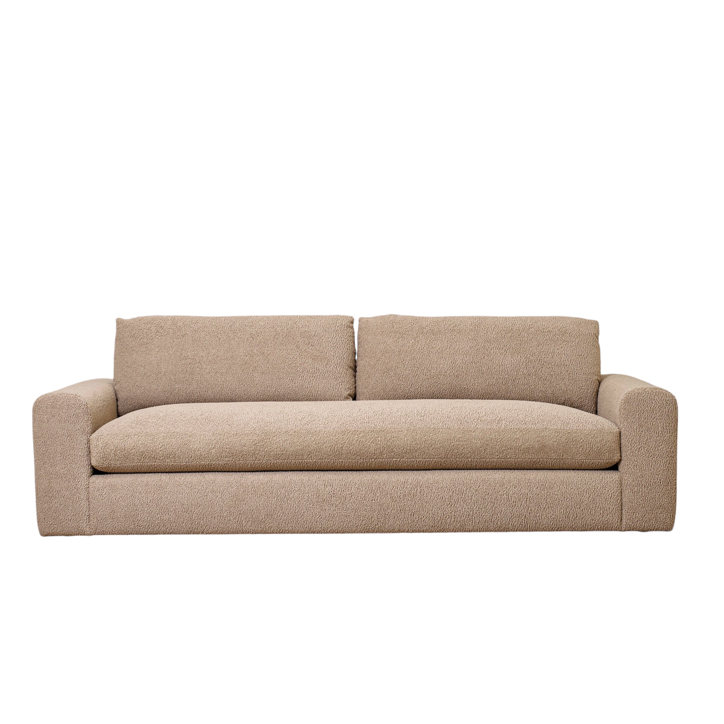As Shown in Large, Upholstered in Sheepskin Toast