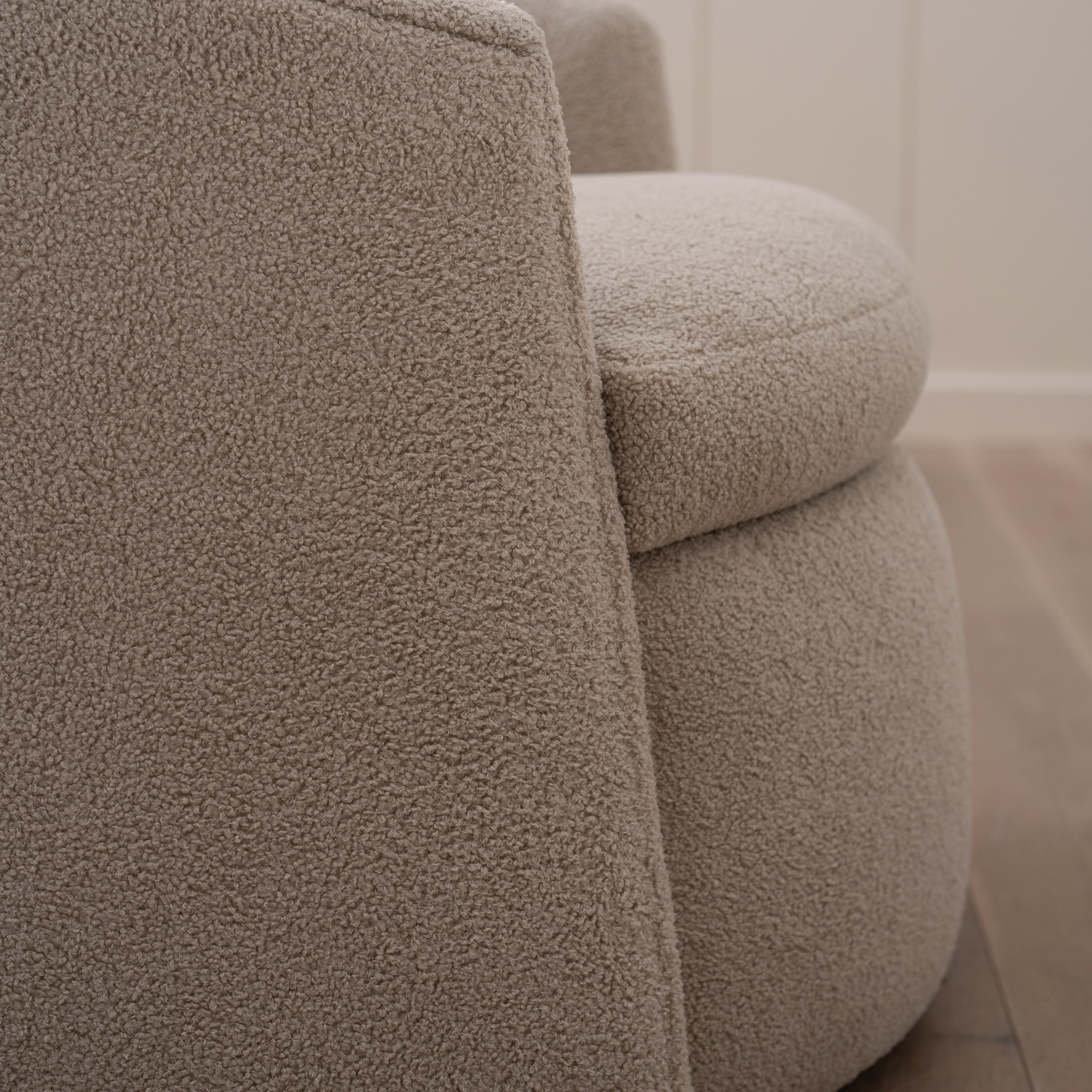 As Shown in Peak Taupe, Swivel