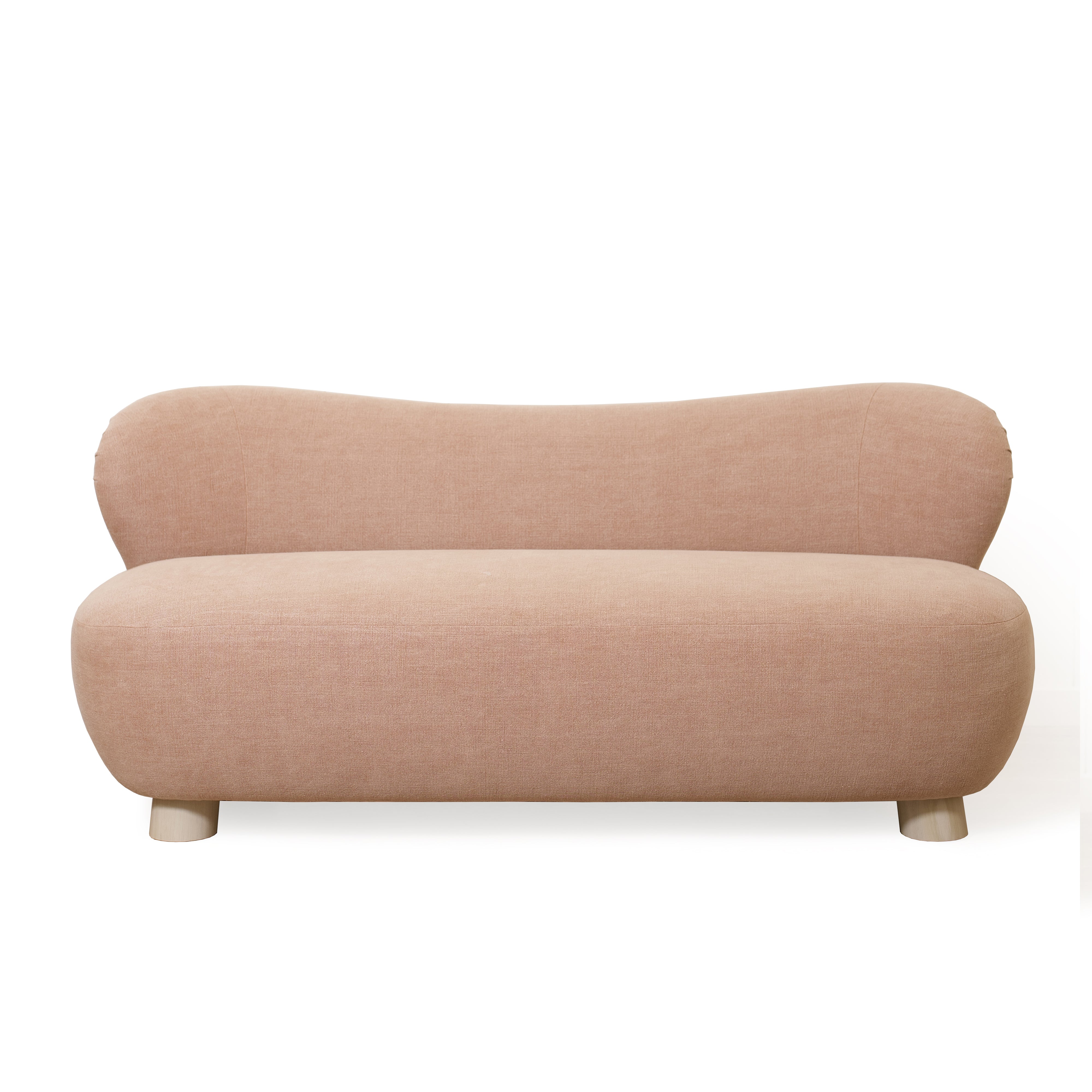 As Shown: 72"L x 35"D x 33"H | Style: Upholstered | Fabric: Granby Clay | Finish: Shell