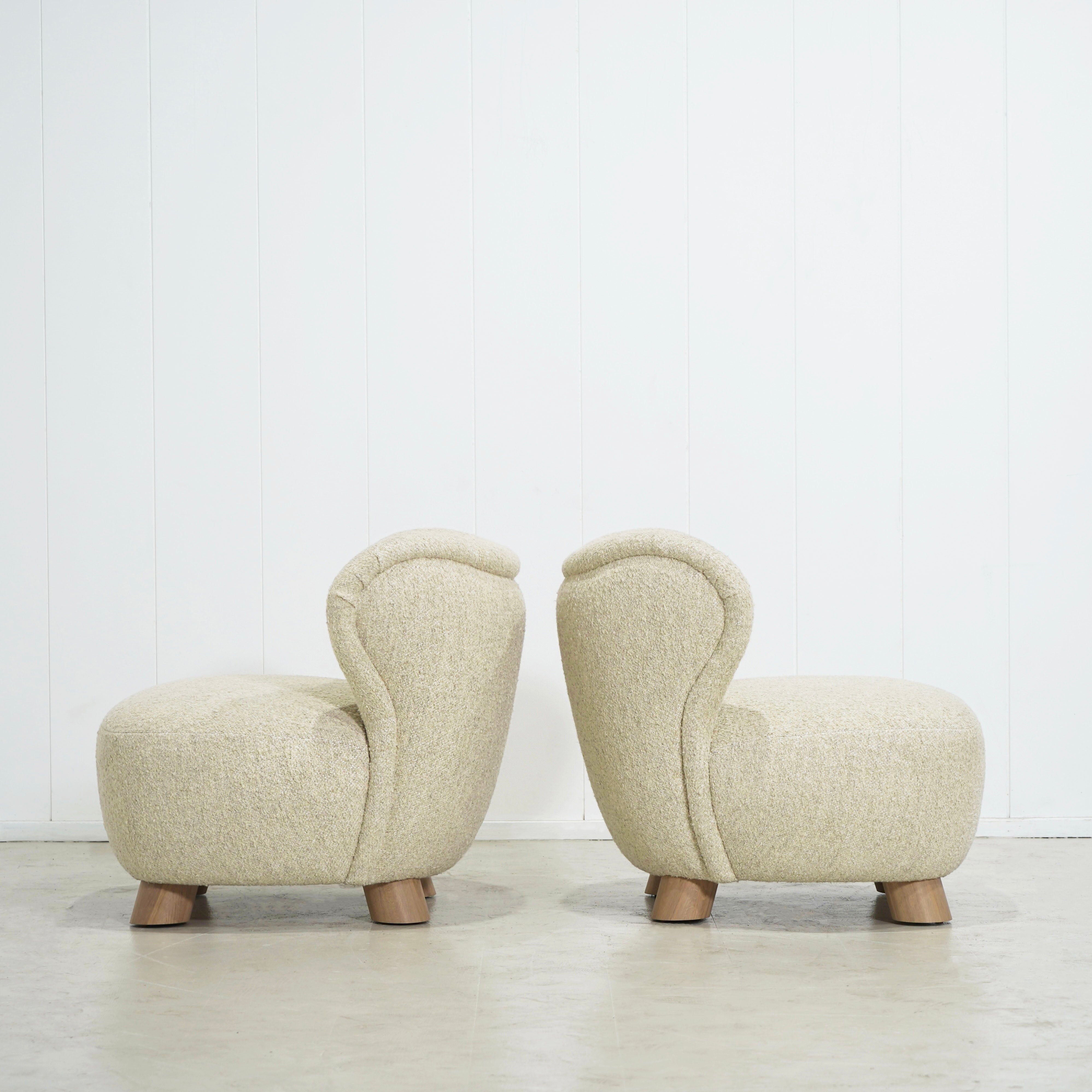 As Shown: 34"W x 35"D x 32"H | Style: Upholstered | Fabric: Berber Natural | Base: Legs | Finish: Smoke (Discontinued)