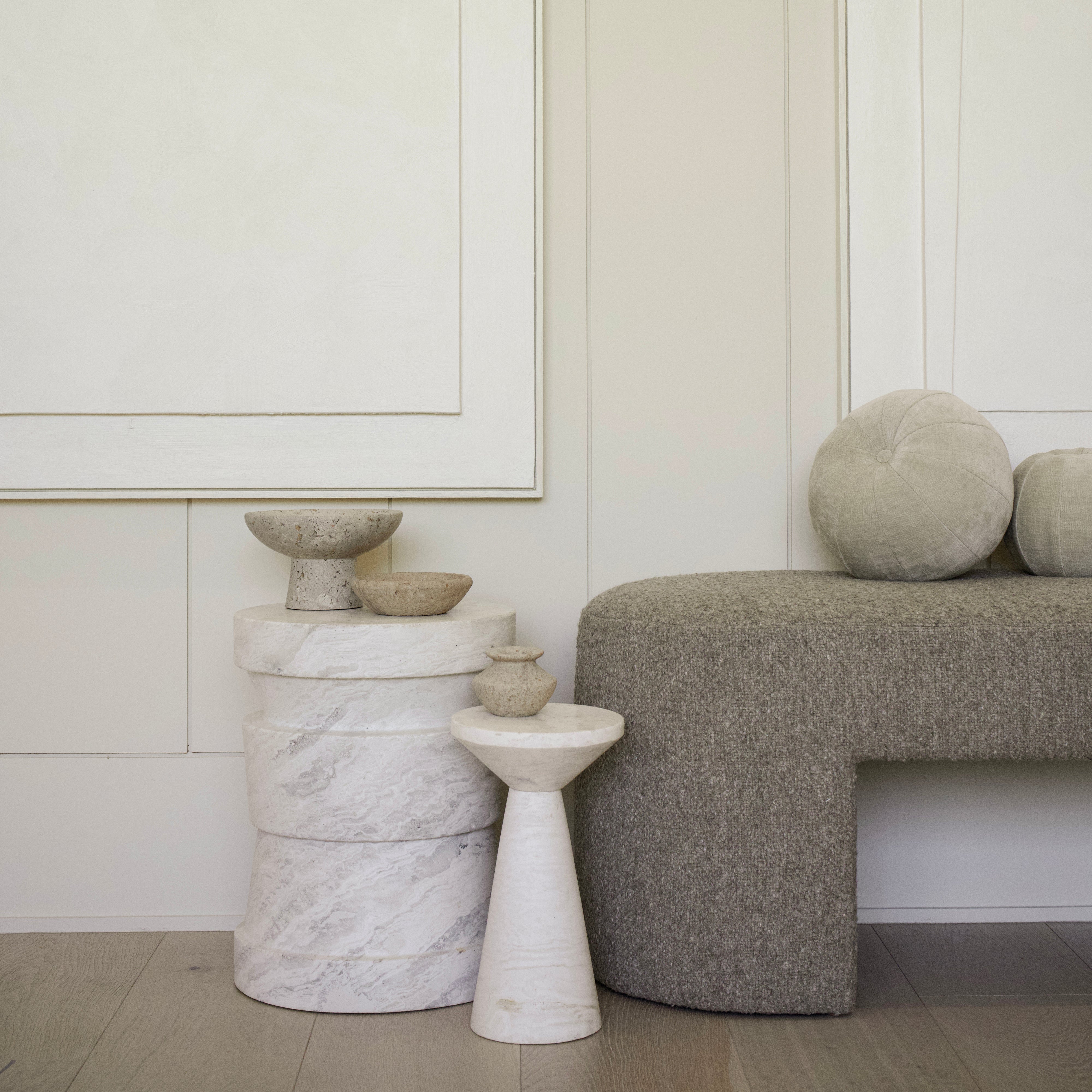 As Shown in Canyon sage Ball Pillows