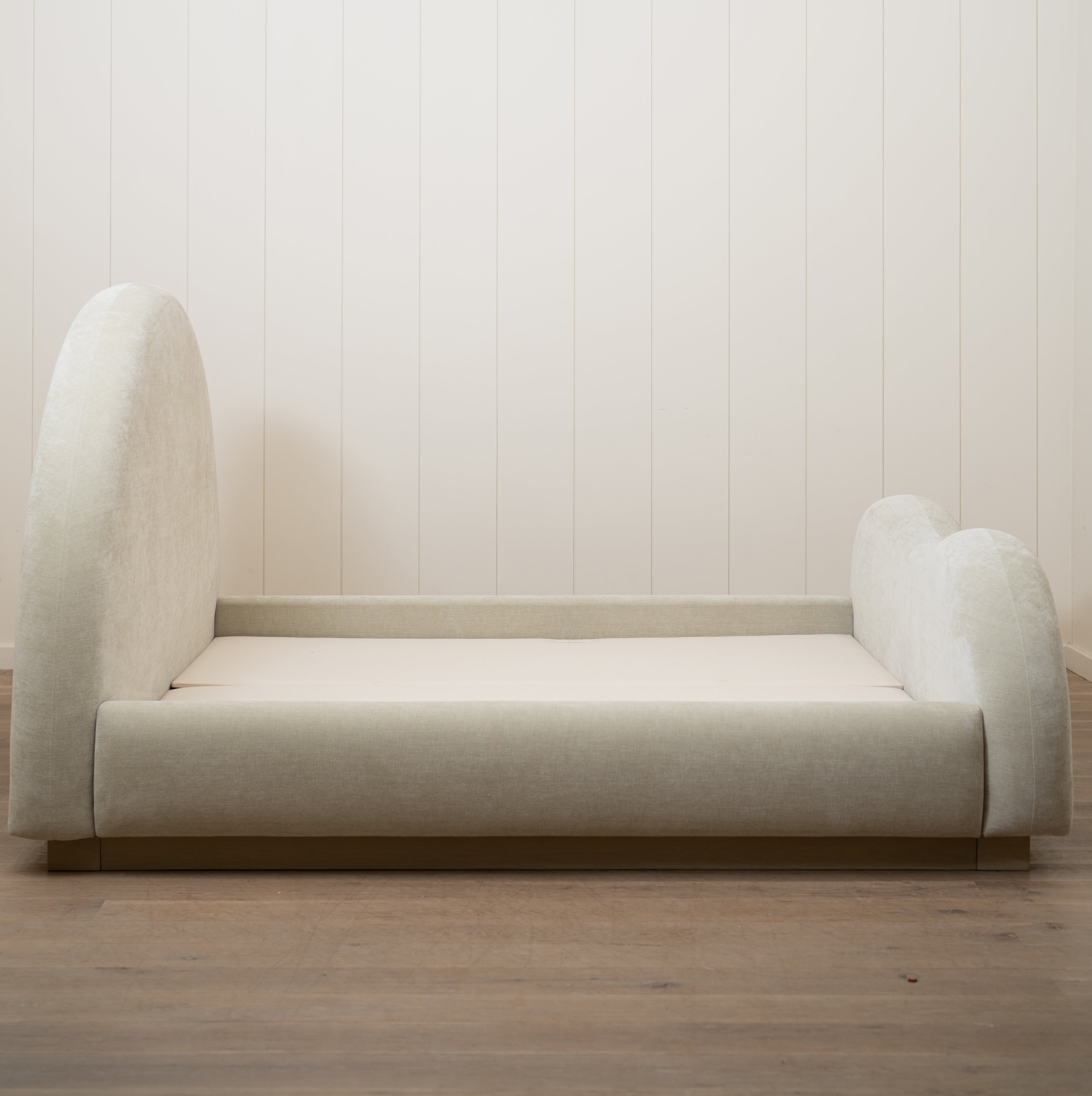 As Shown: in Canyon Dune. Oak finished in Sand.