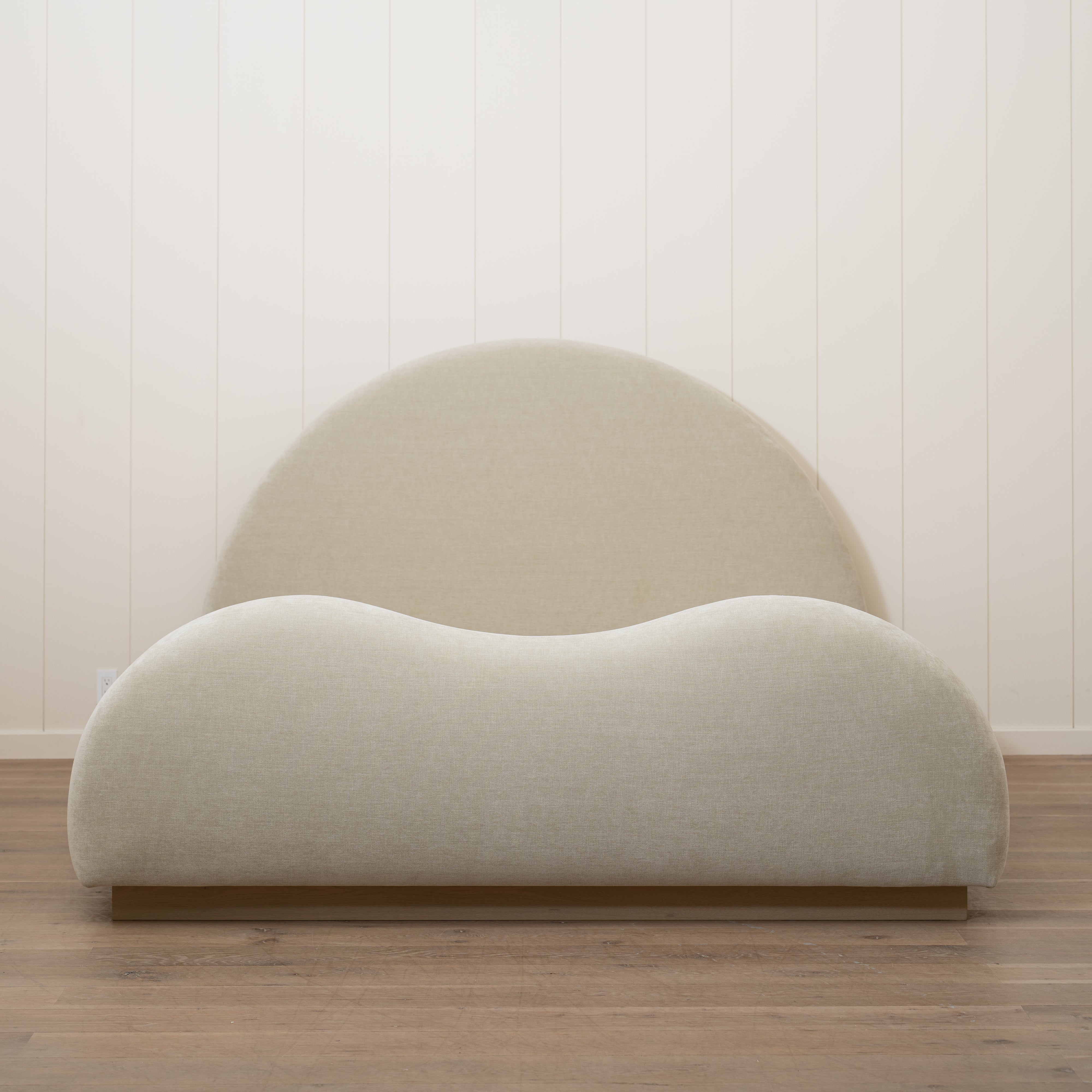 As Shown: in Canyon Dune. Oak finished in Sand.