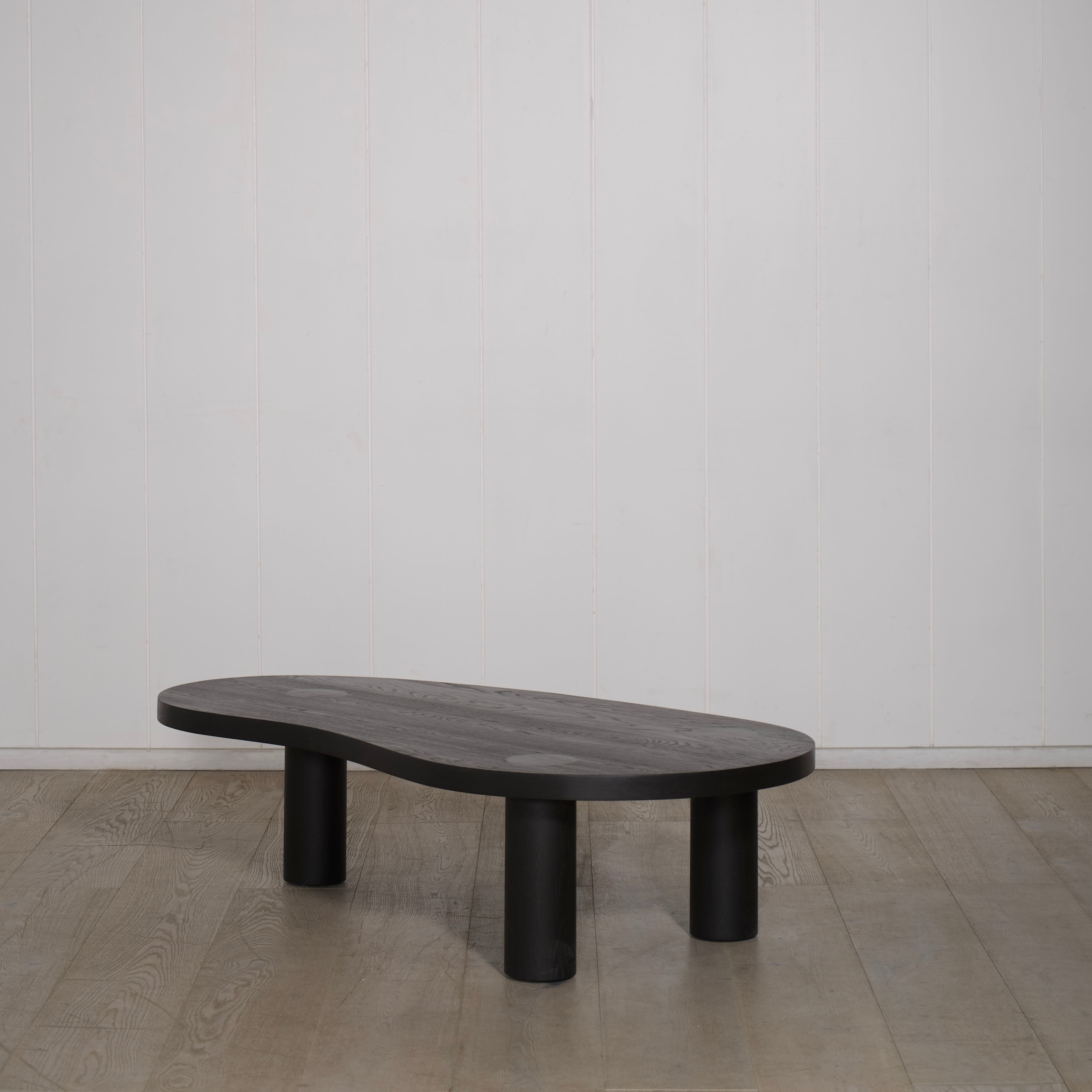 As Shown: Oak finished in Black Black