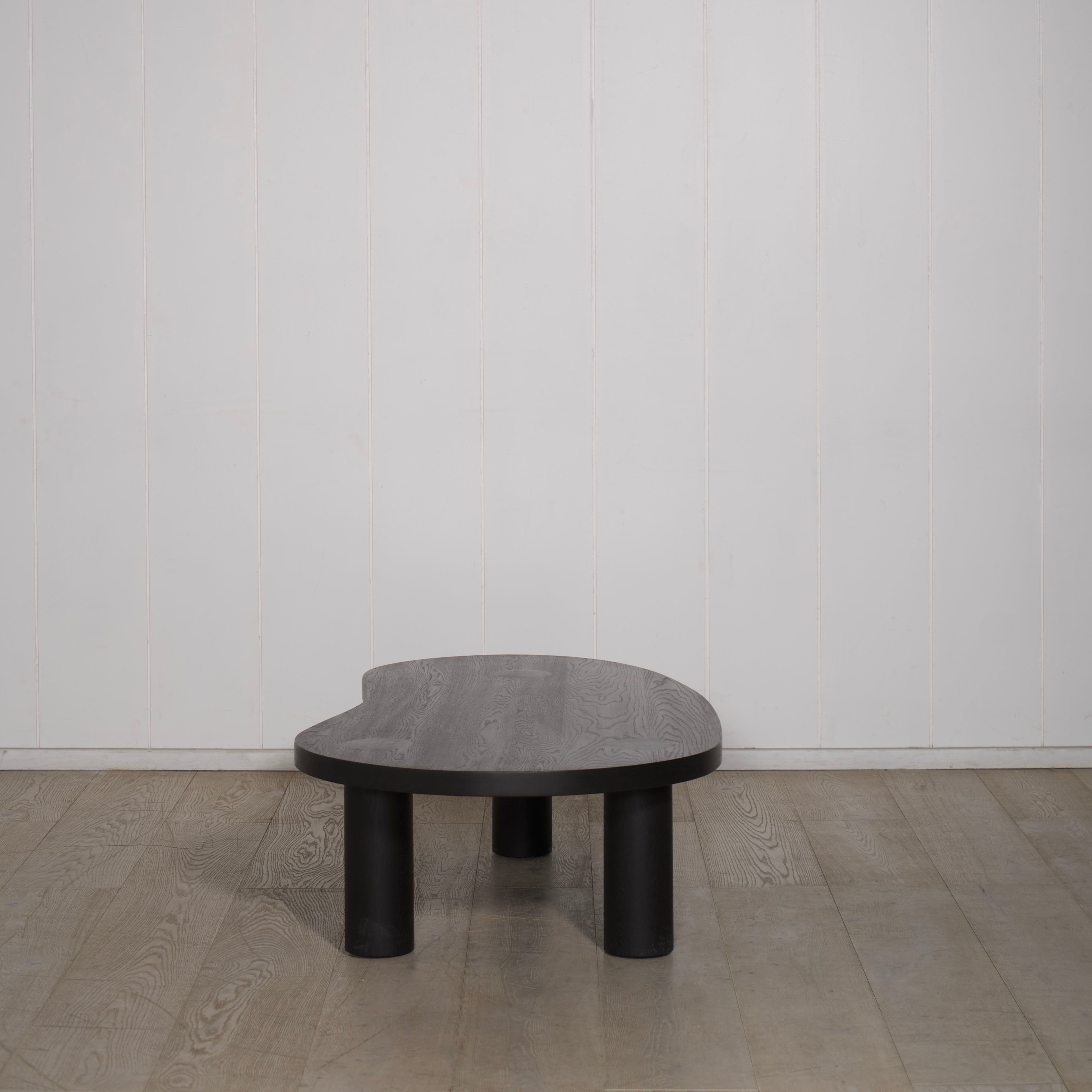 As Shown: Oak finished in Black Black