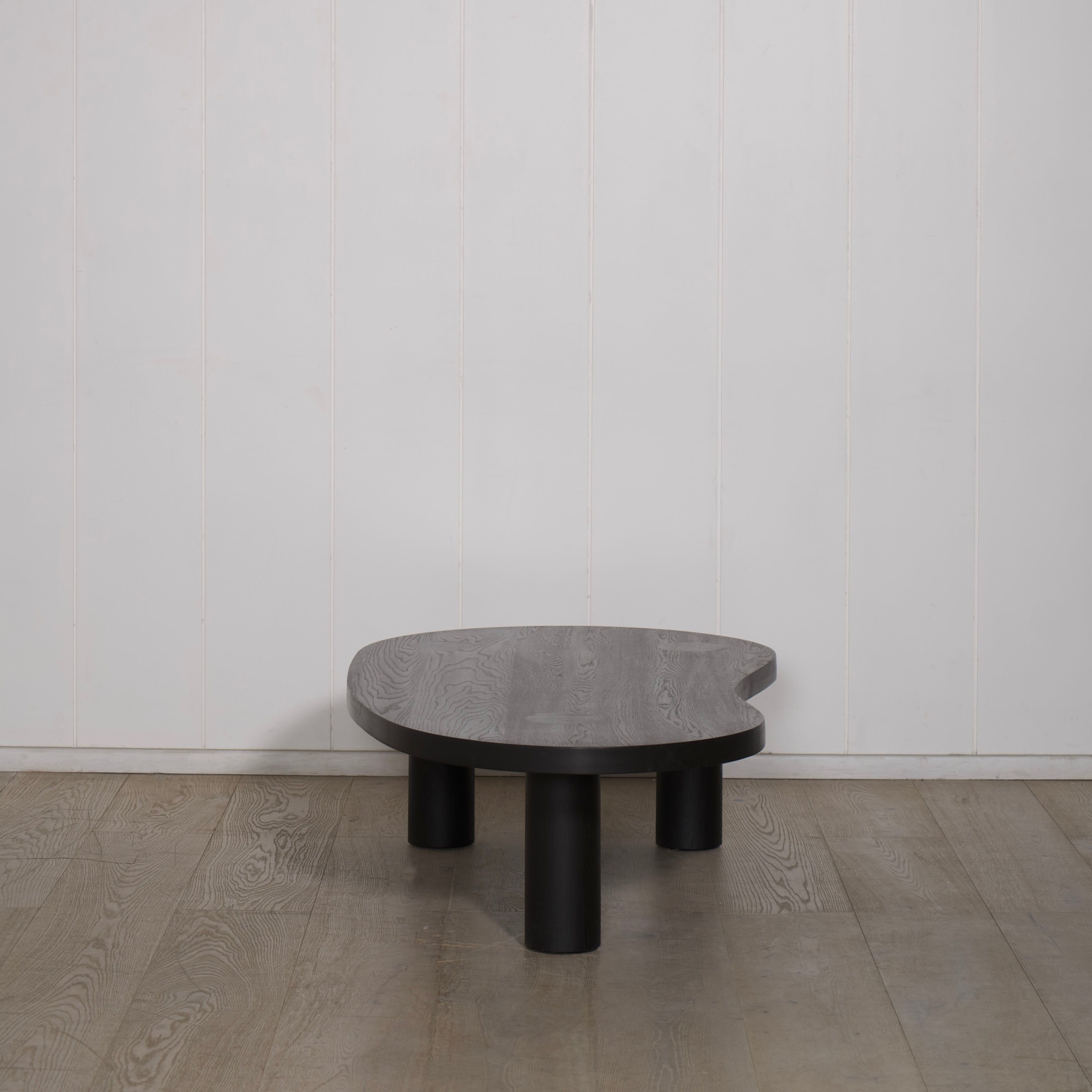 As Shown: Oak finished in Black Black