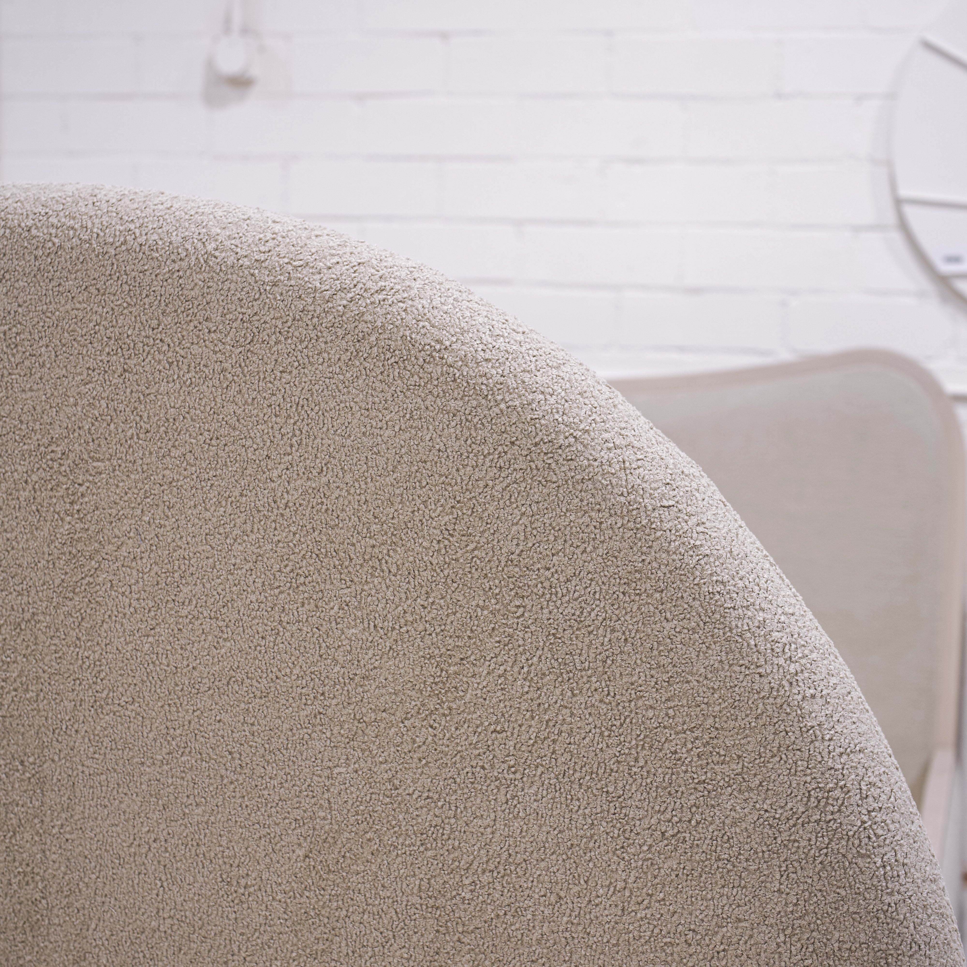 As Shown: King | Style: Upholstered | Fabric: Sheepskin Toast | Finish: N/A