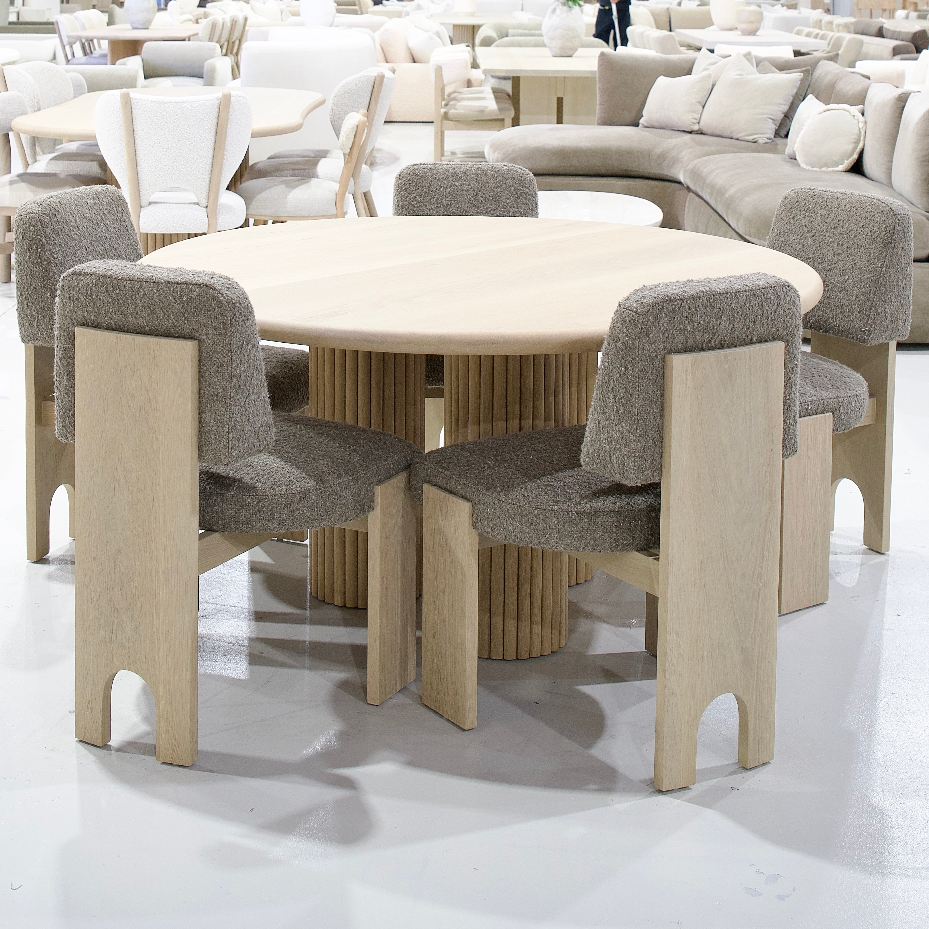 As Shown: Berber Stone, Beach White