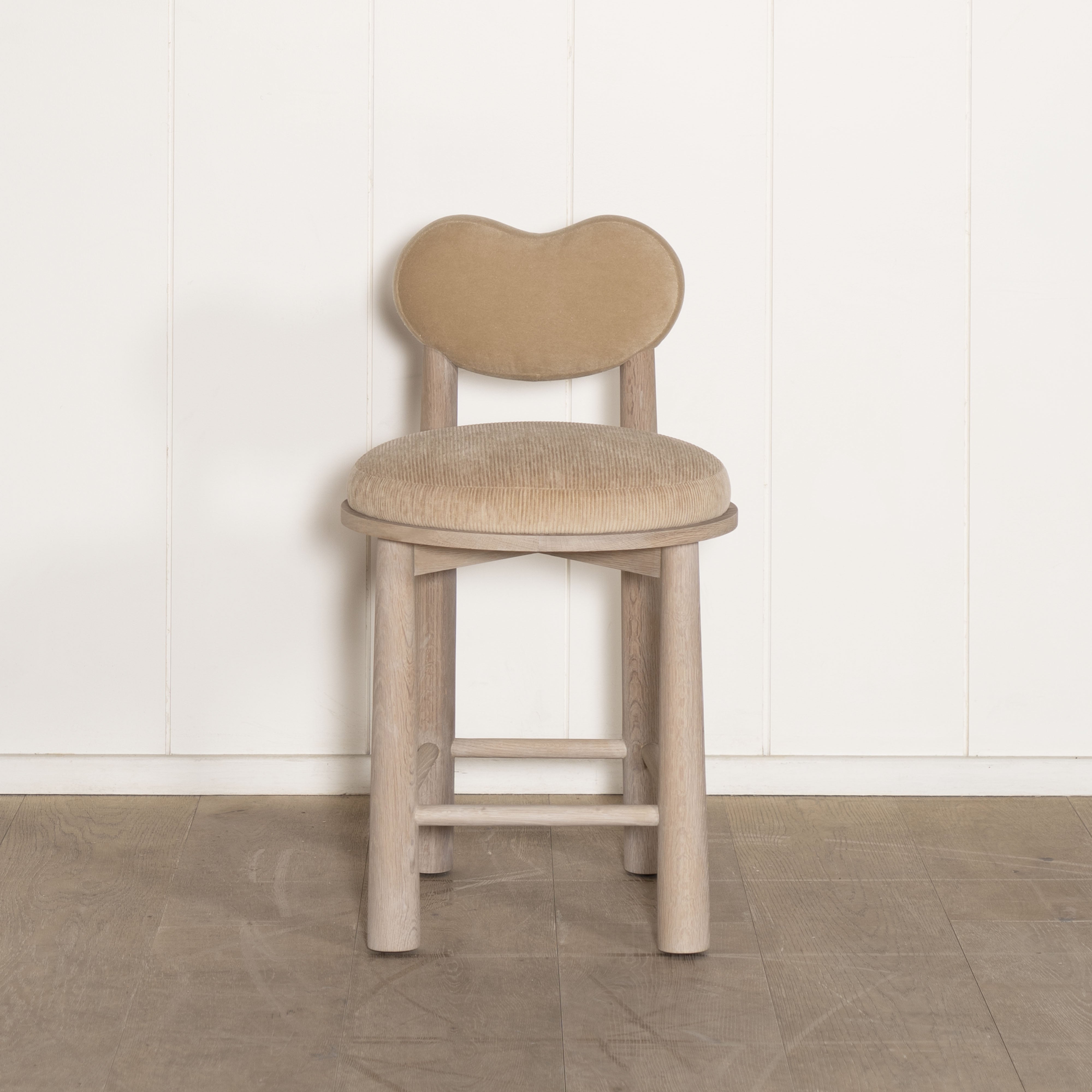 As Shown: Fabric: Sky Hemp (Back), Mila Cashew (Seat) | Finish: Shell