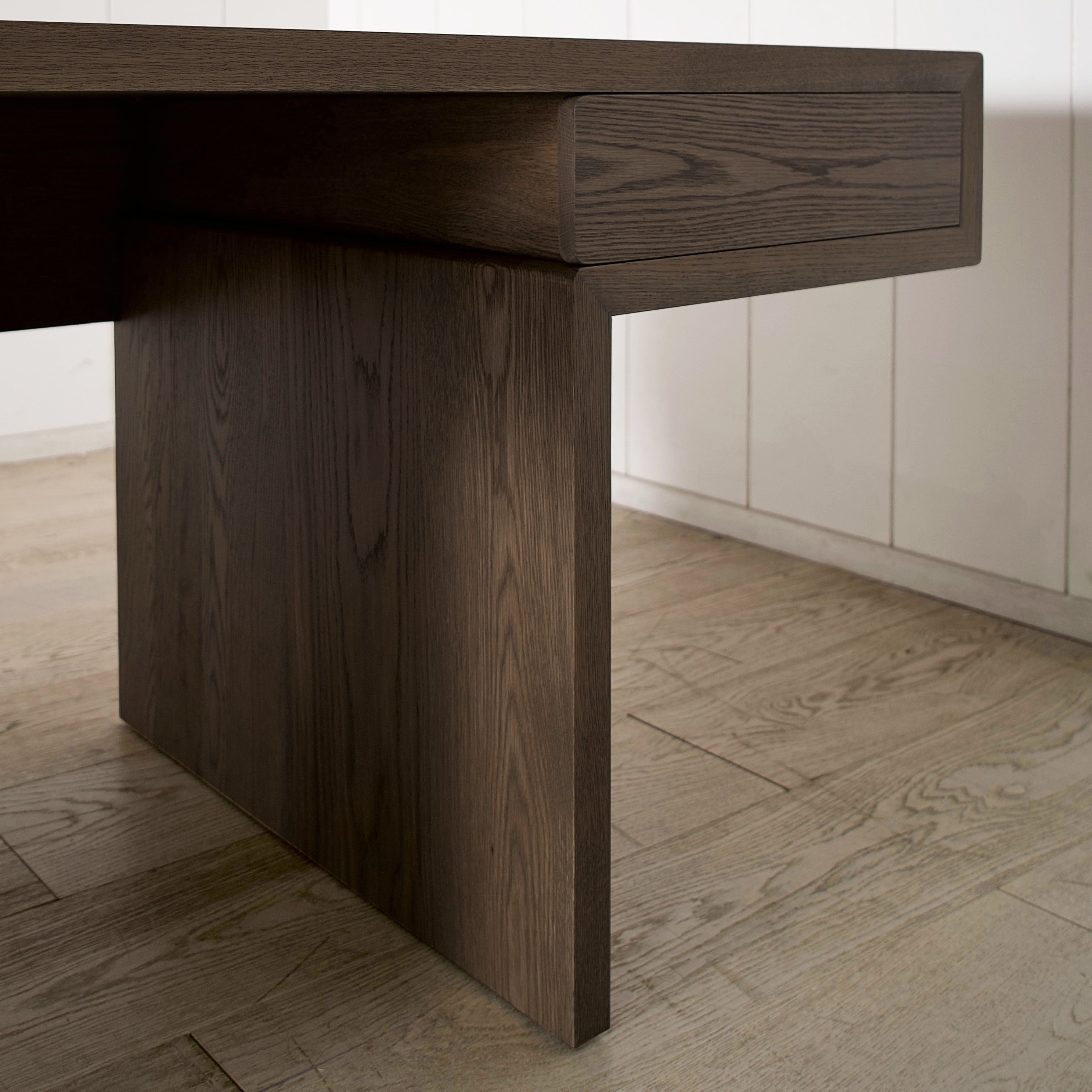 As Shown: Finish in Chestnut