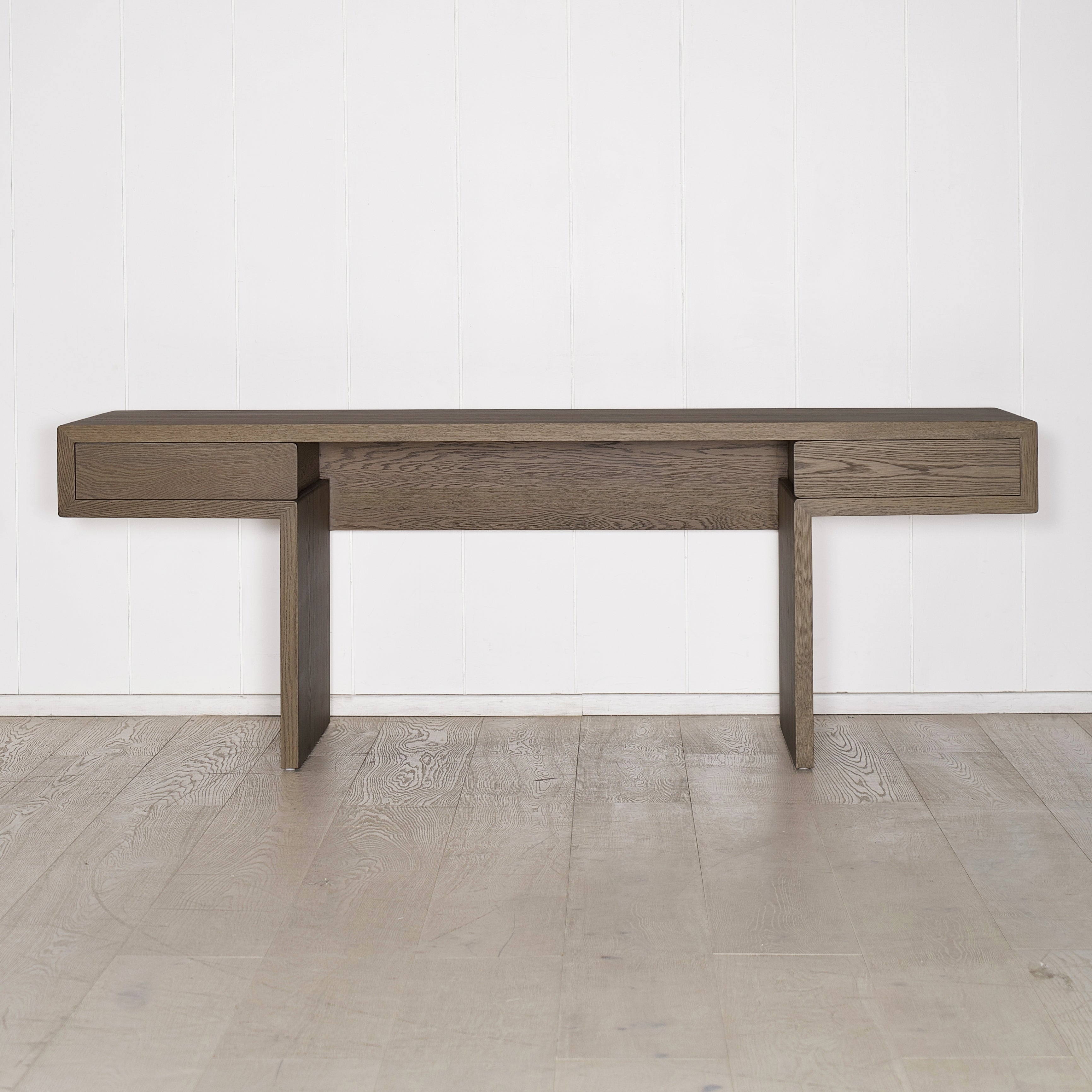 As Shown: Finish in Chestnut