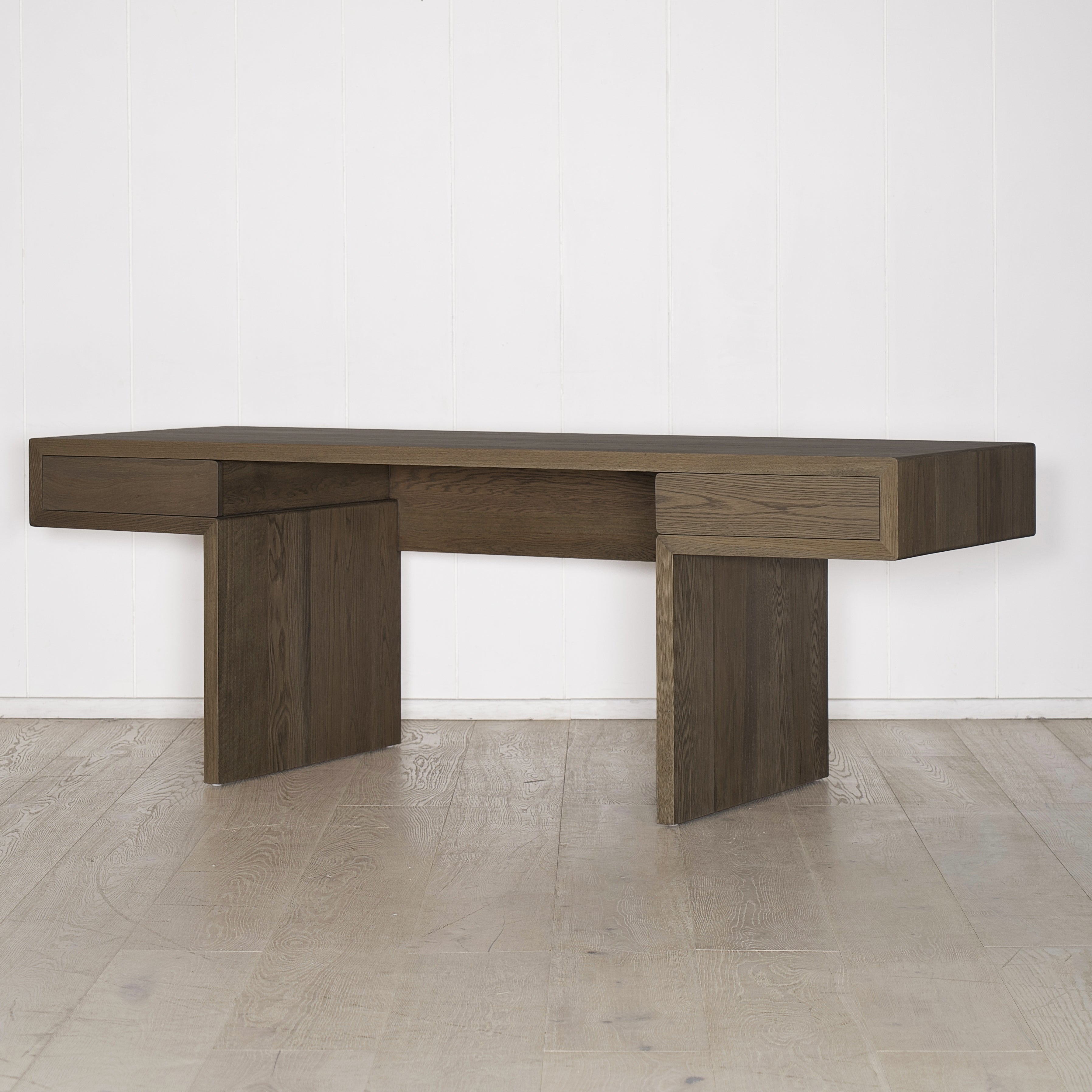 As Shown: Finish in Chestnut