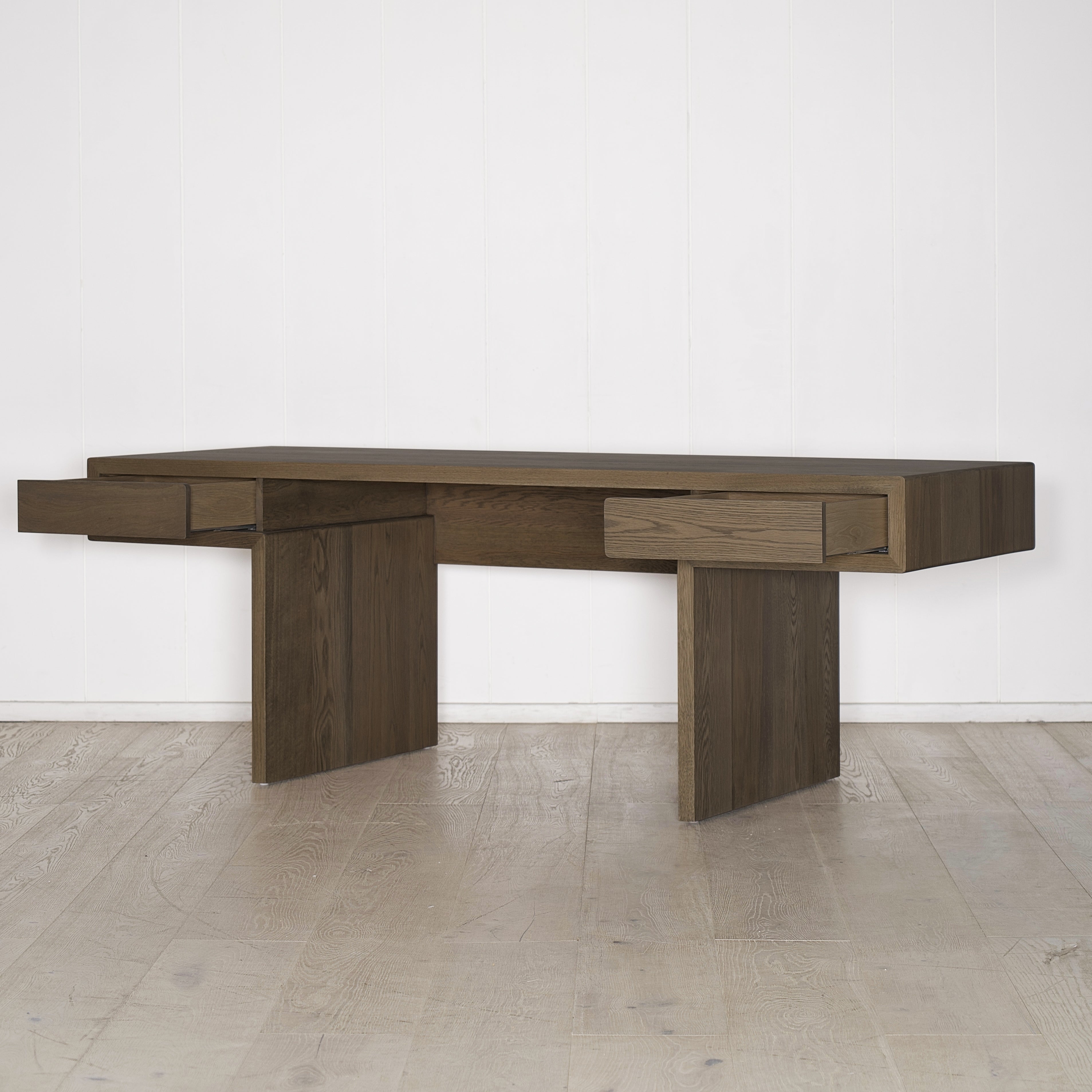 As Shown: Finish in Chestnut