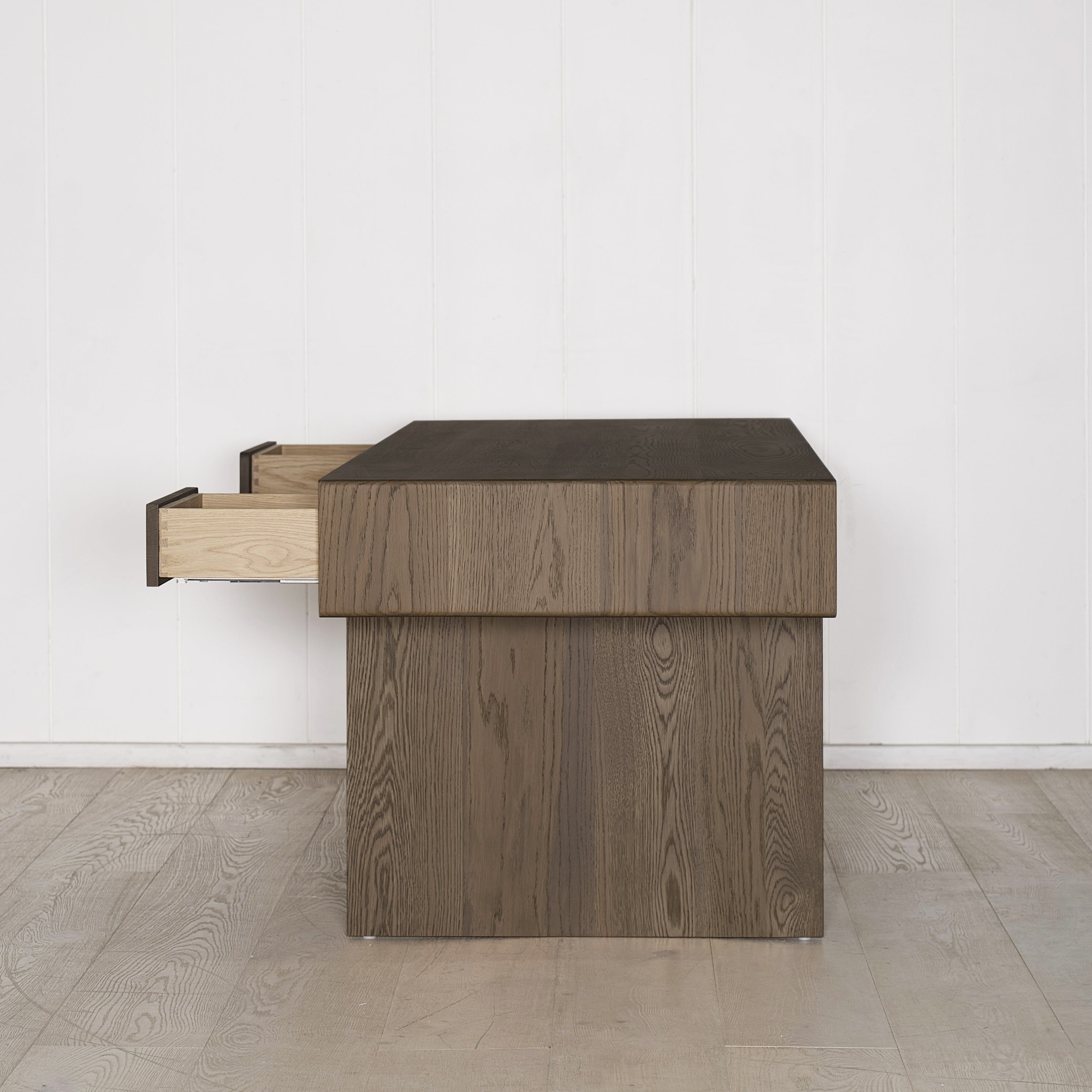 As Shown: Finish in Chestnut