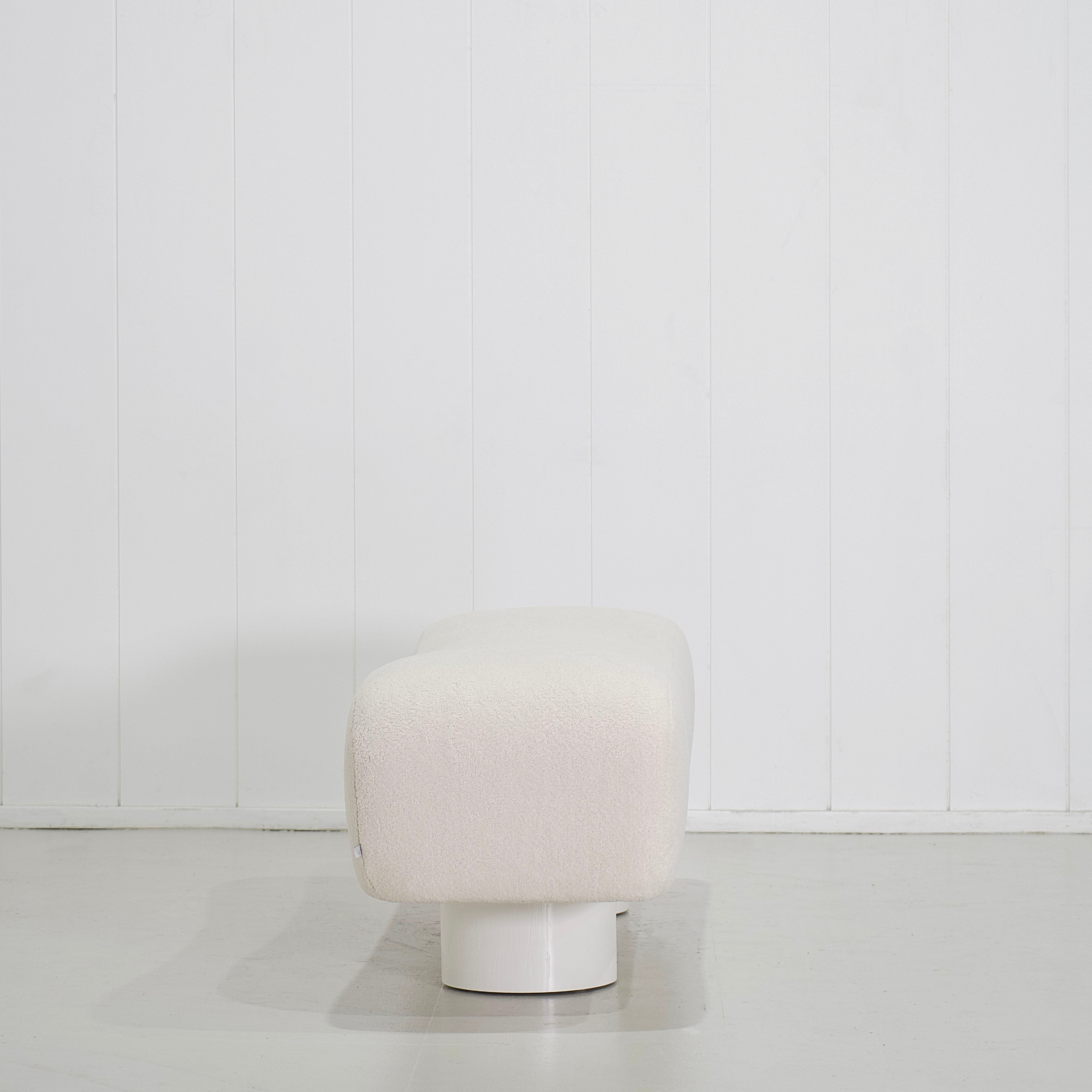 As Shown: in COM, oak legs wire brushed painted.